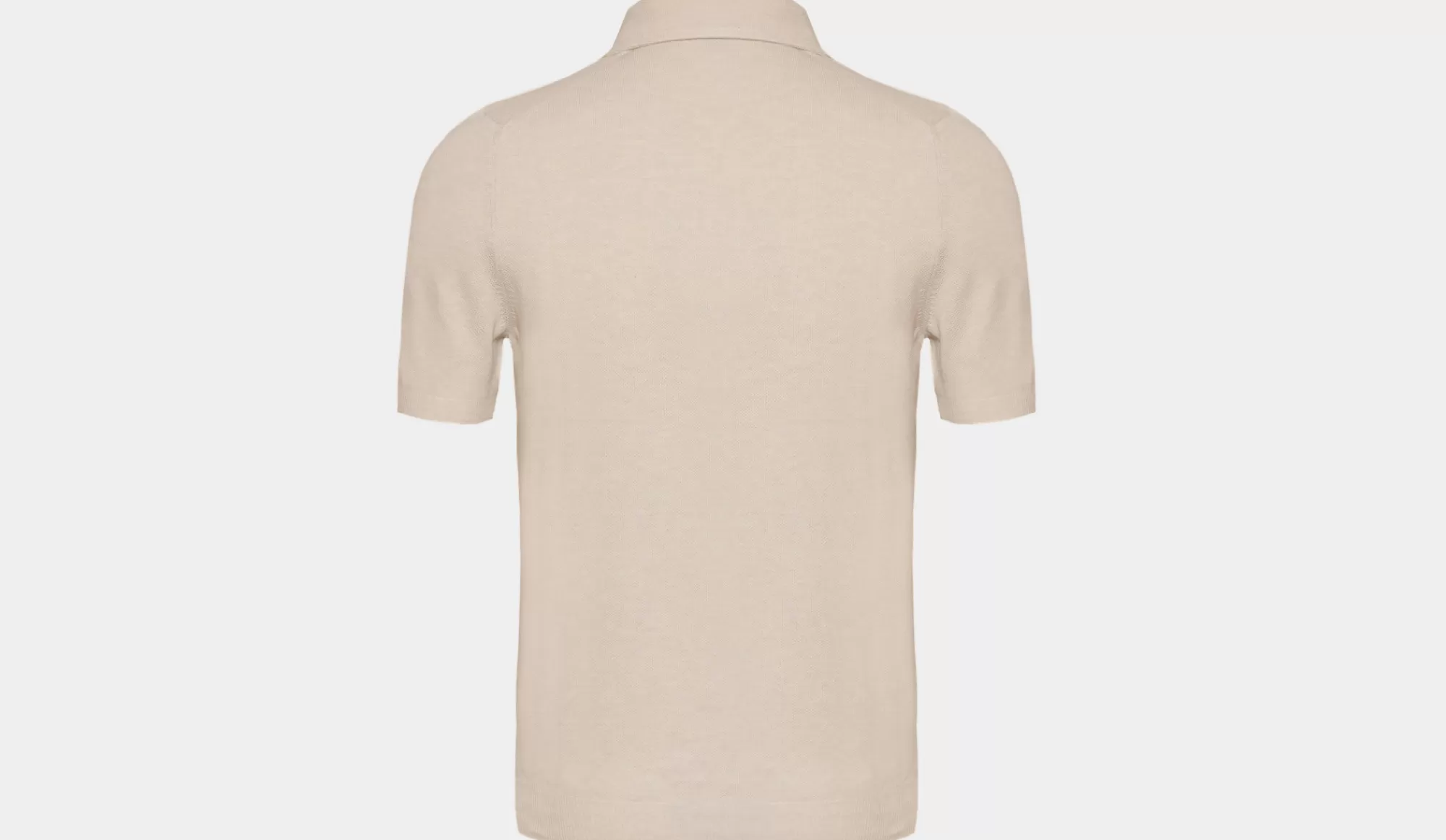 Clearance Gran Sasso Knitted Polo Sand