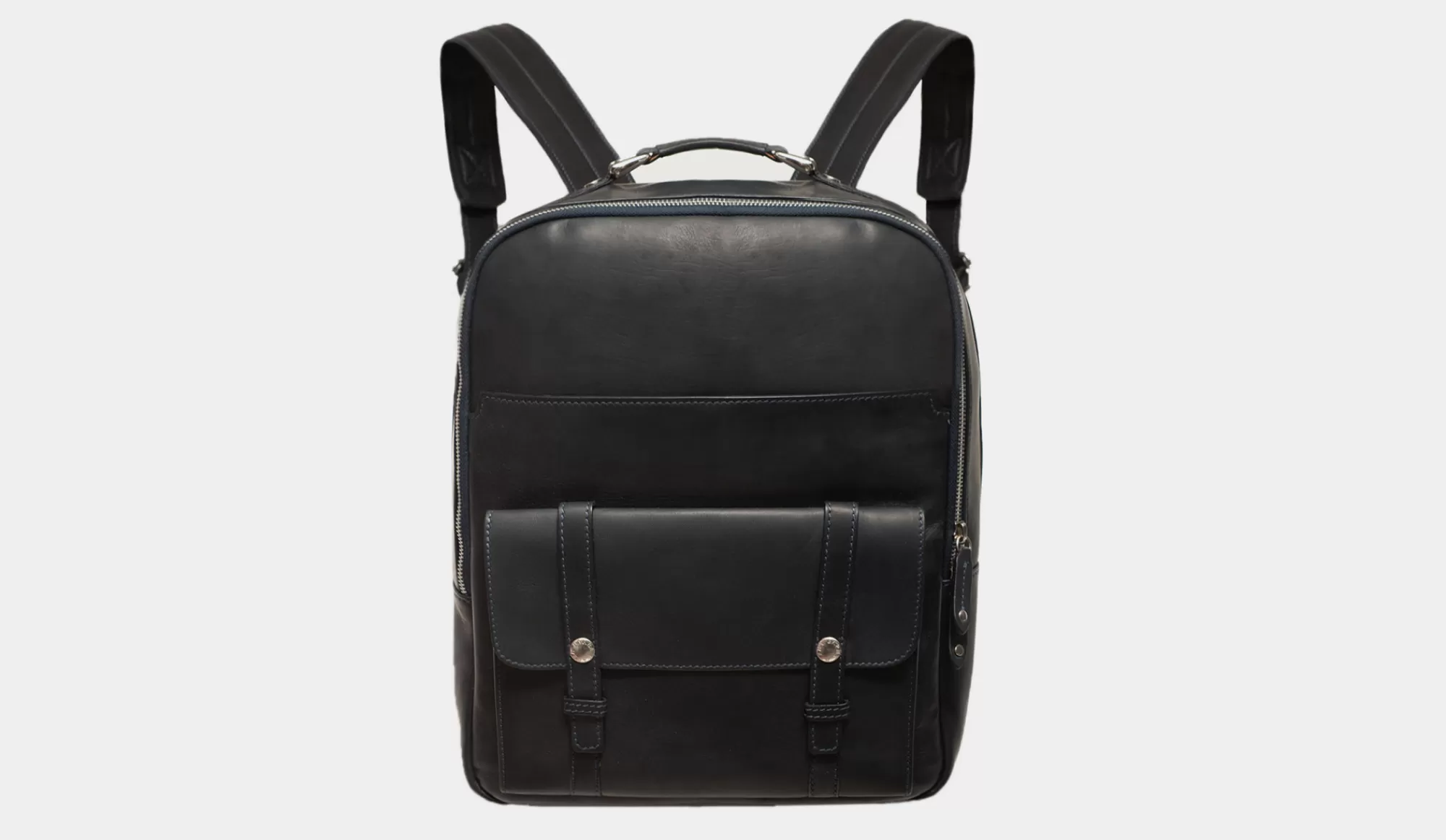 Hot Barba Napoli Leather Backpack Blue