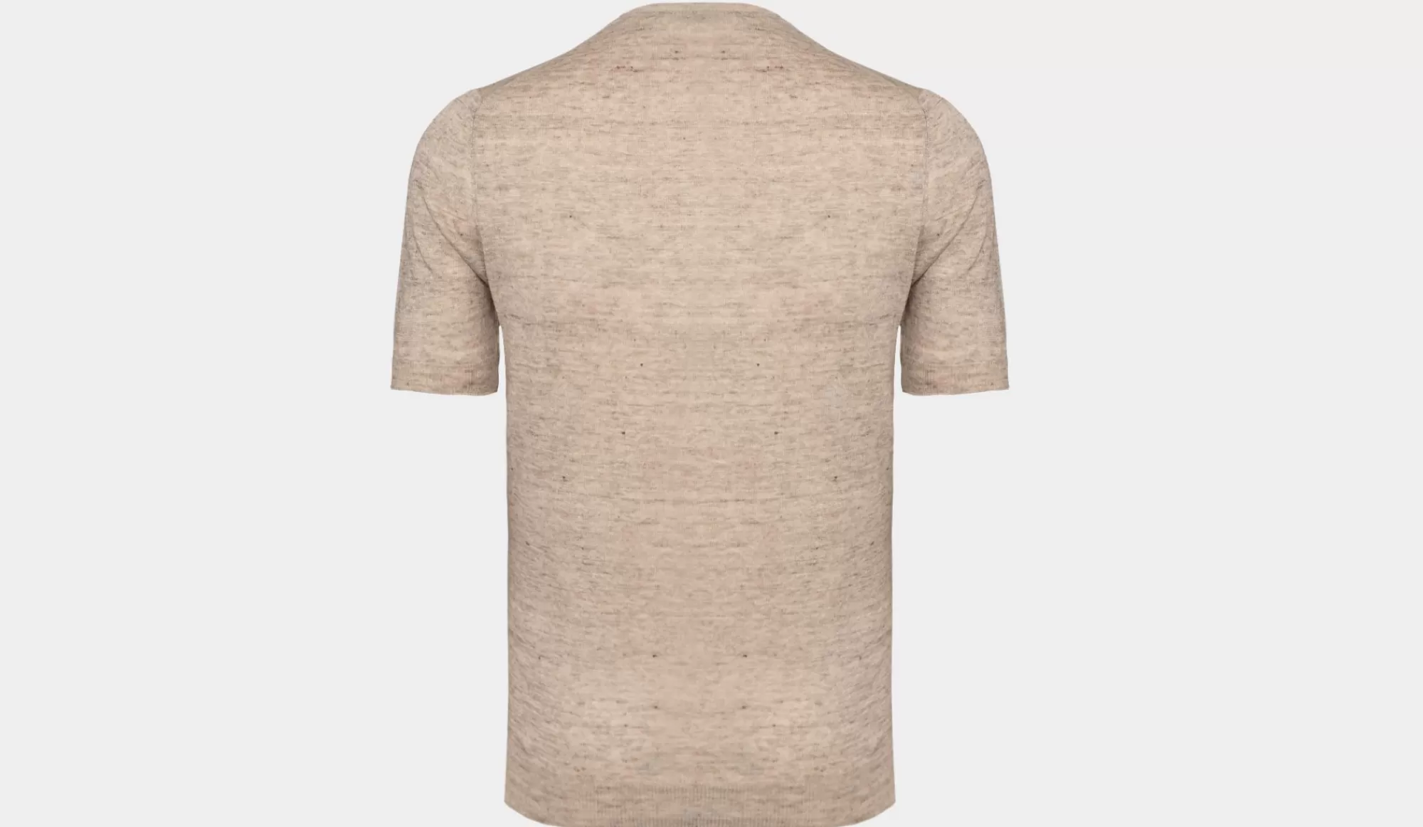 Fashion Gran Sasso Linen Crewneck Sand