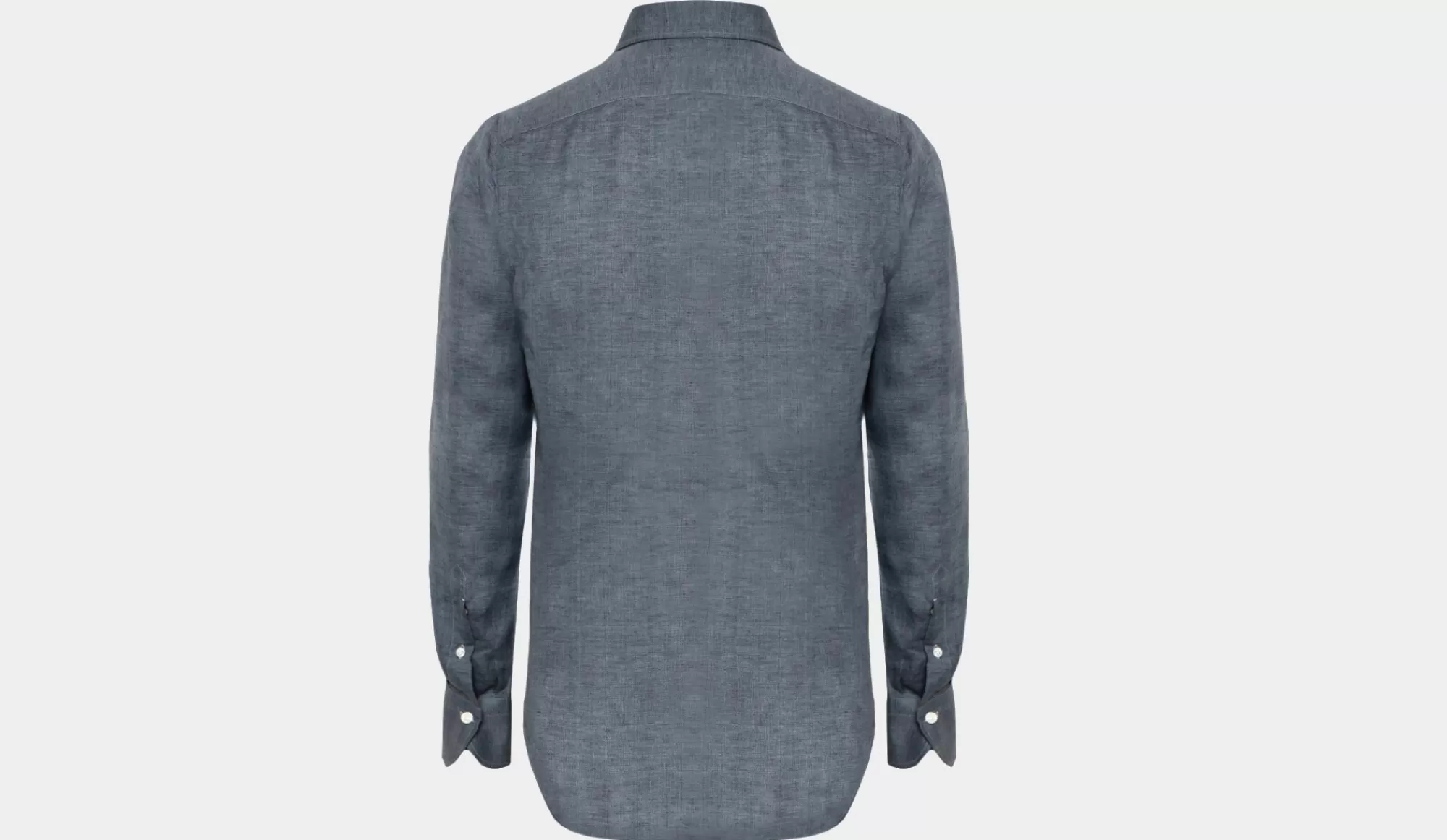 Flash Sale Finamore Linen Shirt Grey