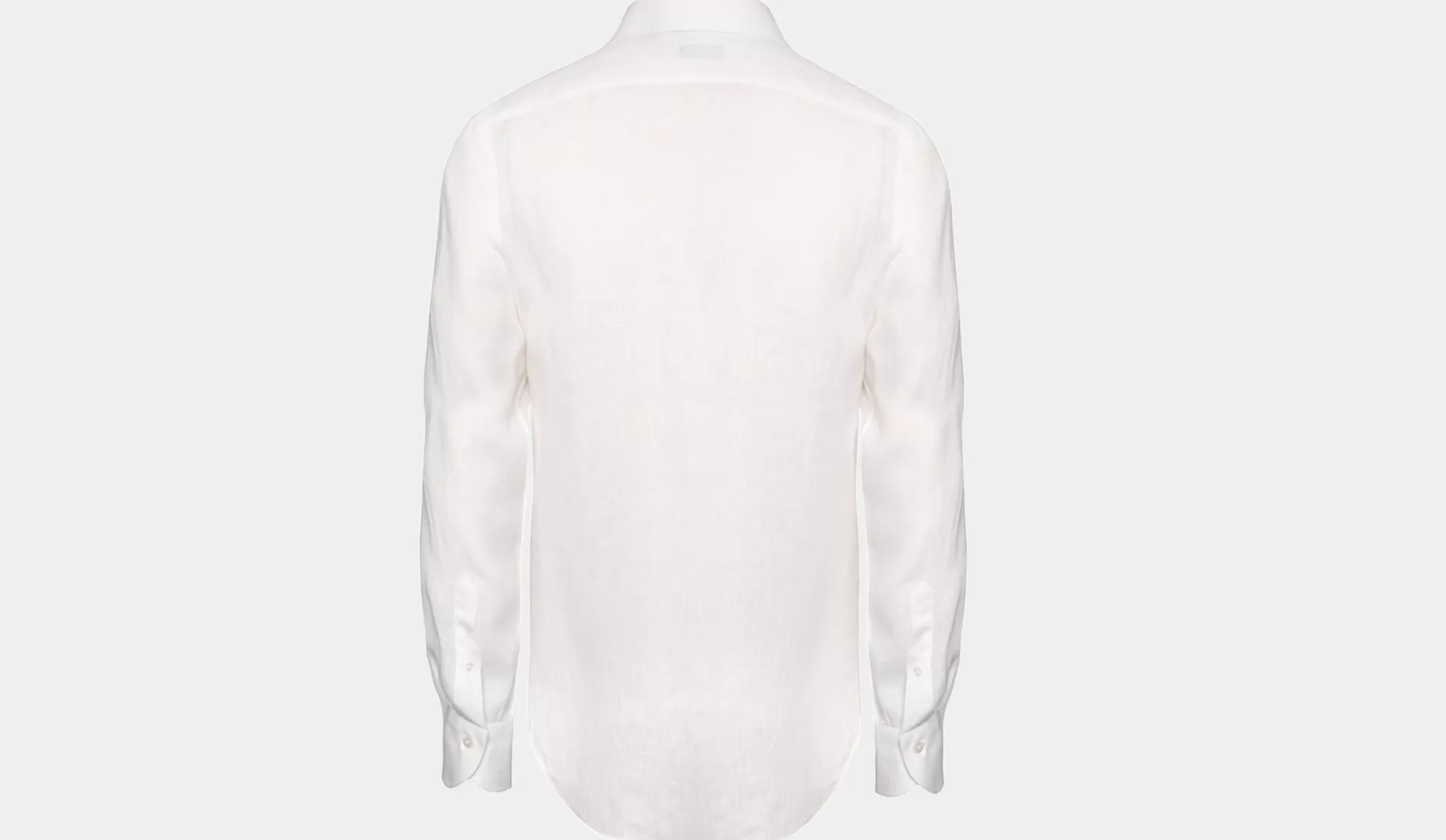 Discount Finamore Linen Shirt White