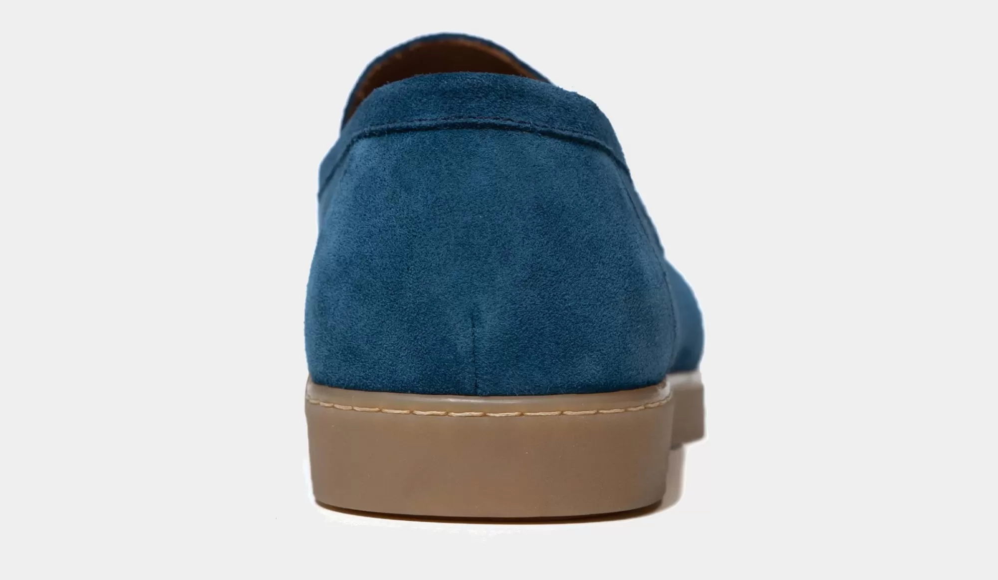 Sale Doucals Loafer Penny Suede Blue