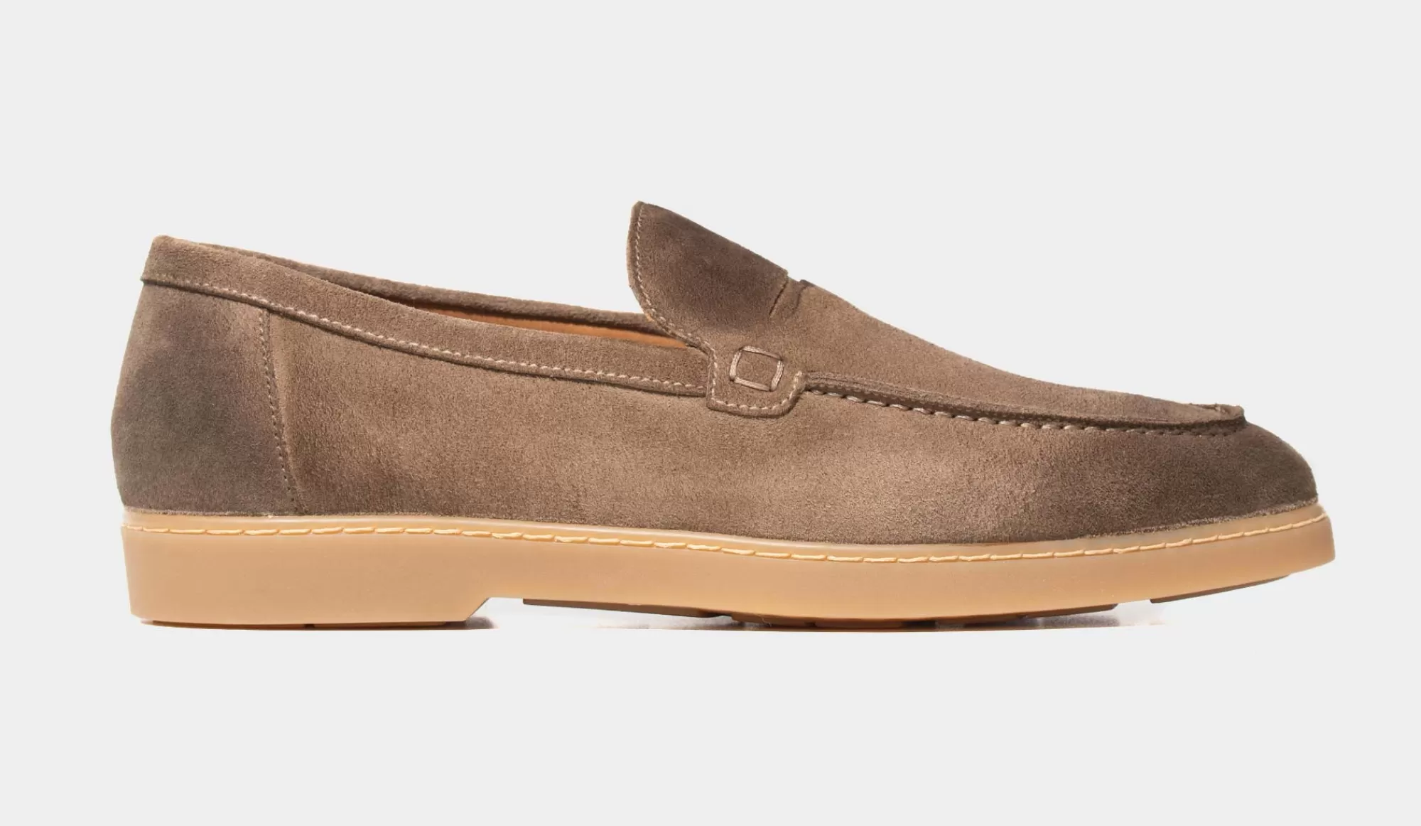 Online Doucals Loafer Penny Suede Brown