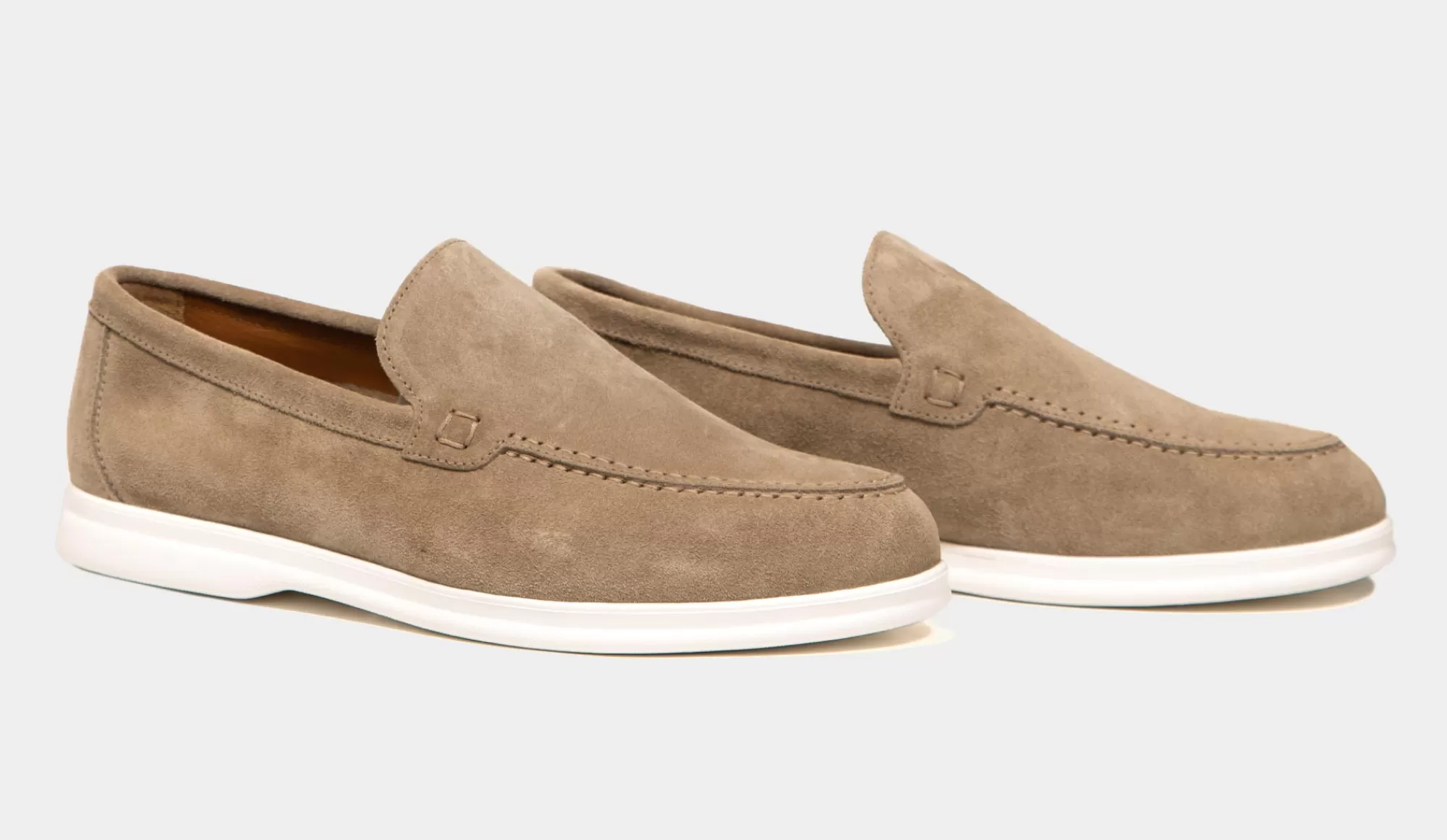 Best Sale Doucals Loafer Suede Beige