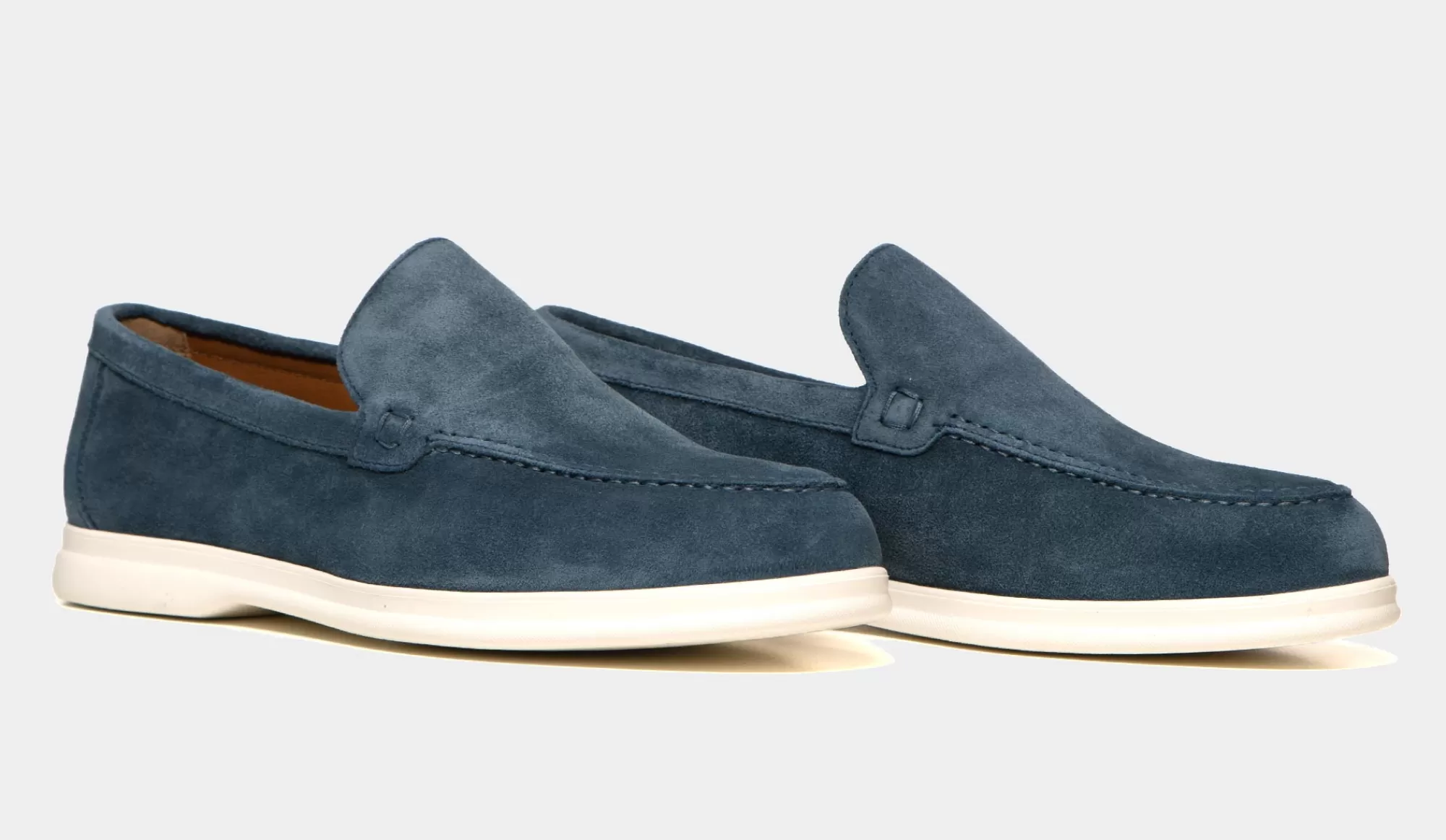 Cheap Doucals Loafer Suede Blue