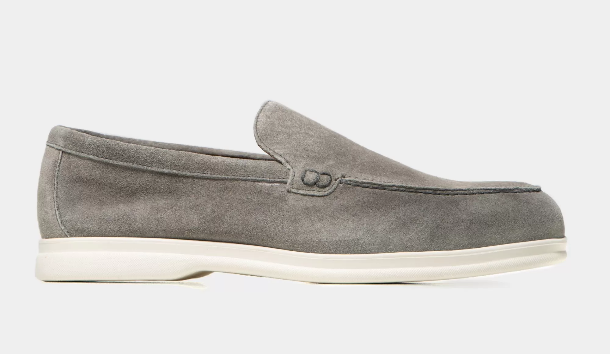 Best Doucals Loafer Suede Light Grey