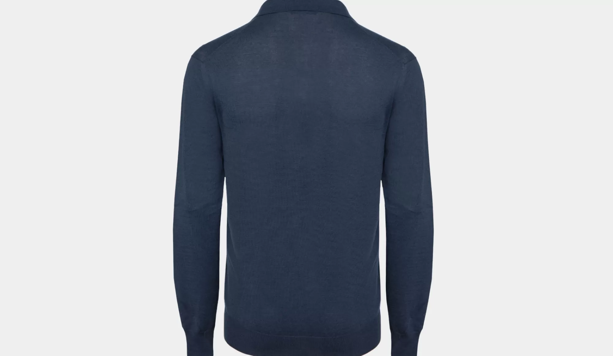 Flash Sale Zanone Long Sleeve Polo Navy