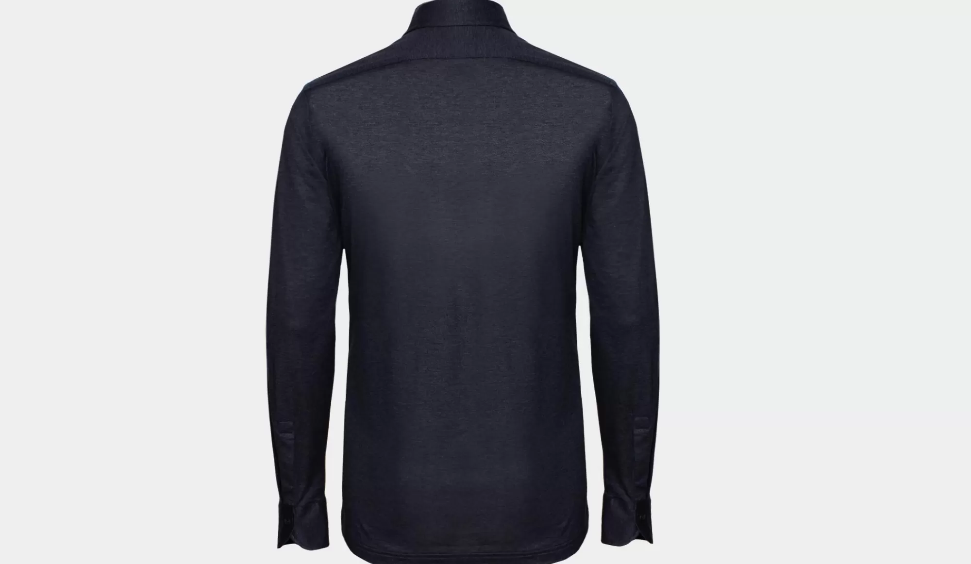 Discount Xacus Long Sleeve Polo Navy