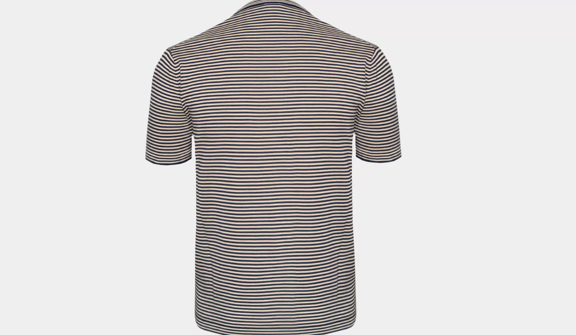 Cheap Aspesi Nautical Striped T-Shirt Navy-Beige