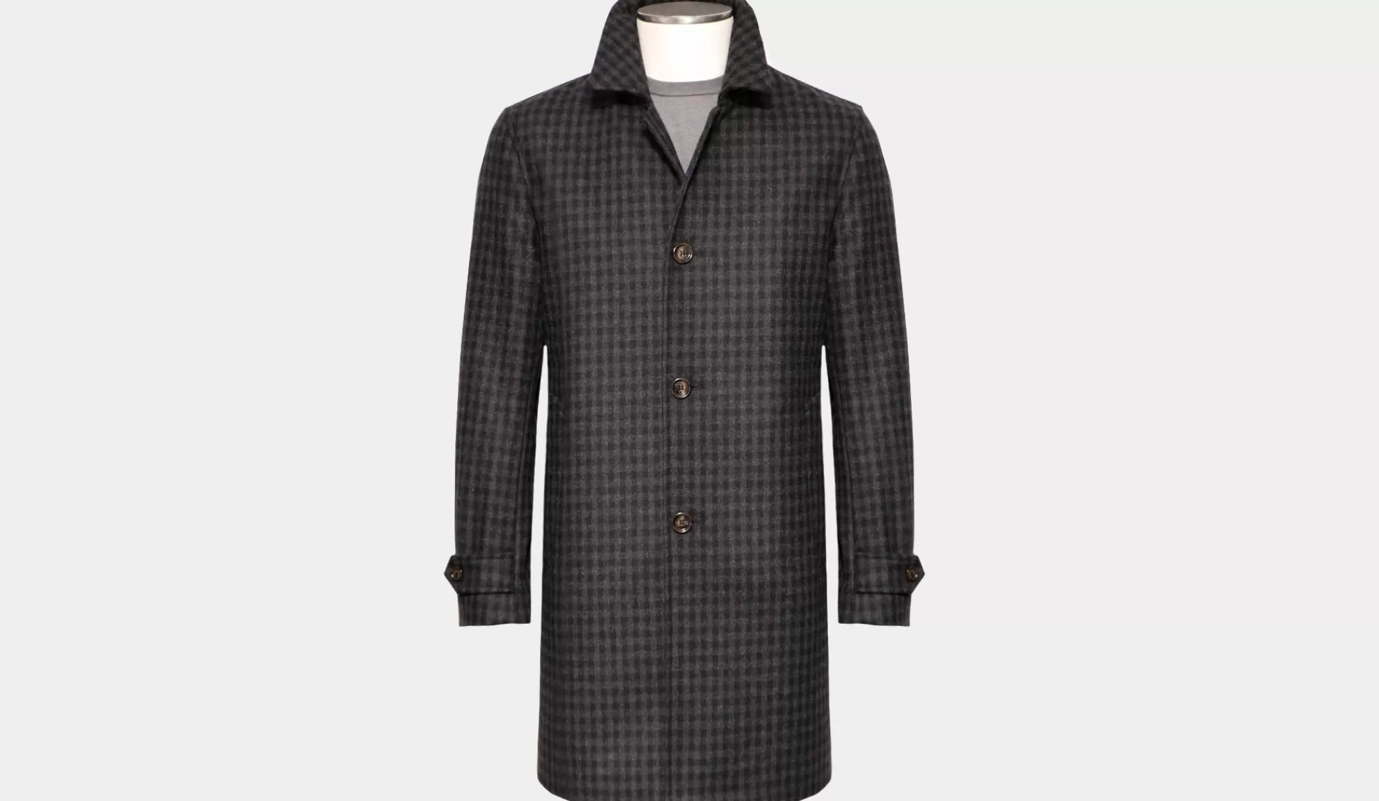 Hot Aspesi Overcoat Dark Grey