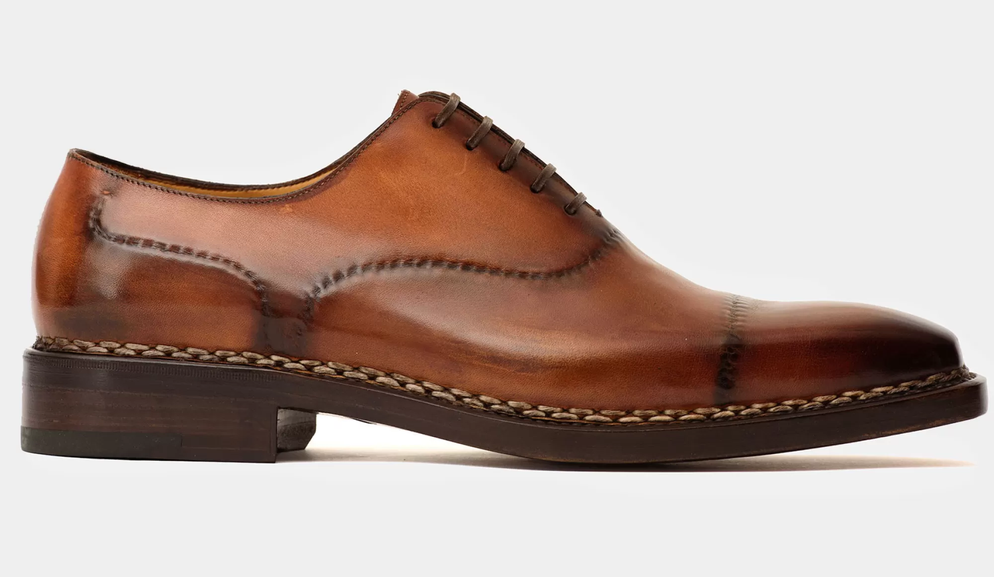 New Paolo Scafora Oxford Cognac