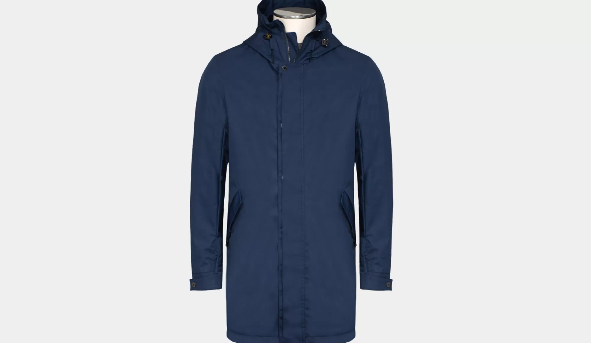 Online Moorer Parka Si-Millenio-Tes Indigo