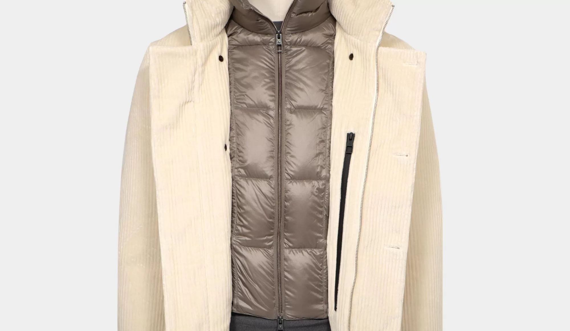 New Montecore Peacoat Ribcord Ivory