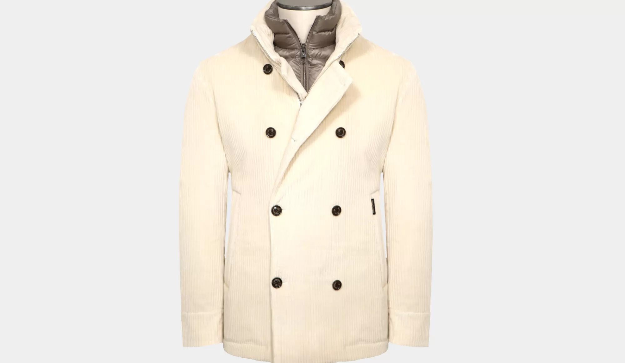 New Montecore Peacoat Ribcord Ivory