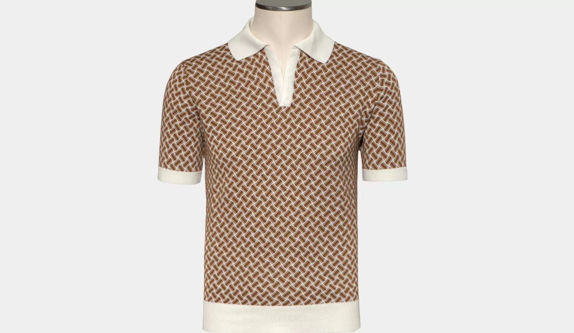 Outlet Drumohr Polo 'Biscottino' Caramel