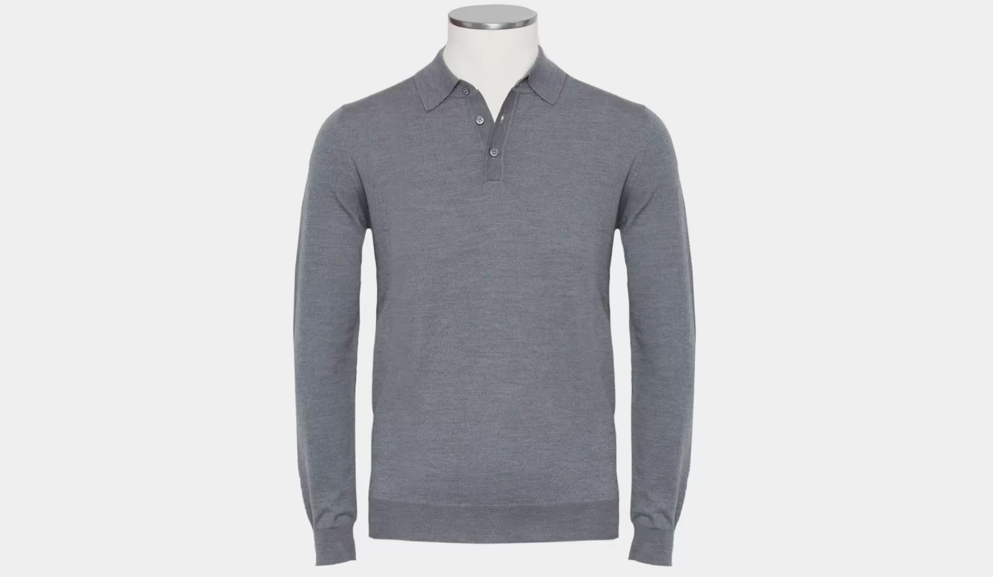 Hot Zanone Polo Flexwool Grey