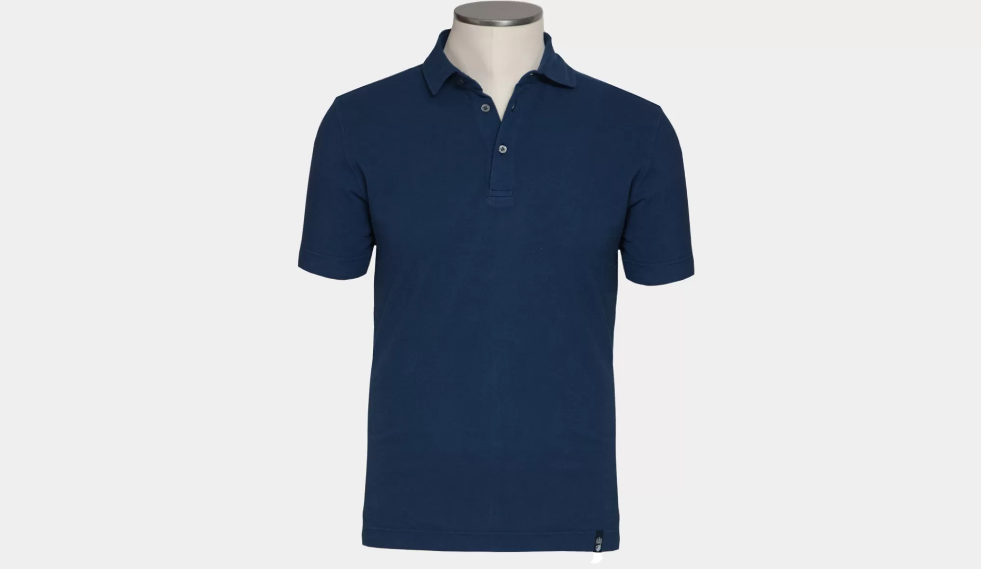 Hot Drumohr Polo Garment Dyed Blue