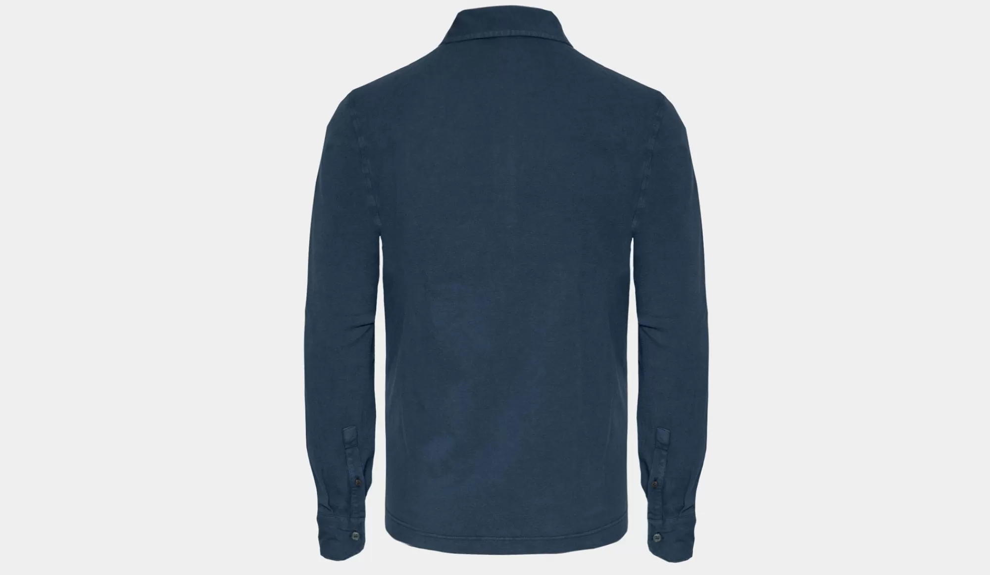 Shop Drumohr Polo Garment Dyed Navy