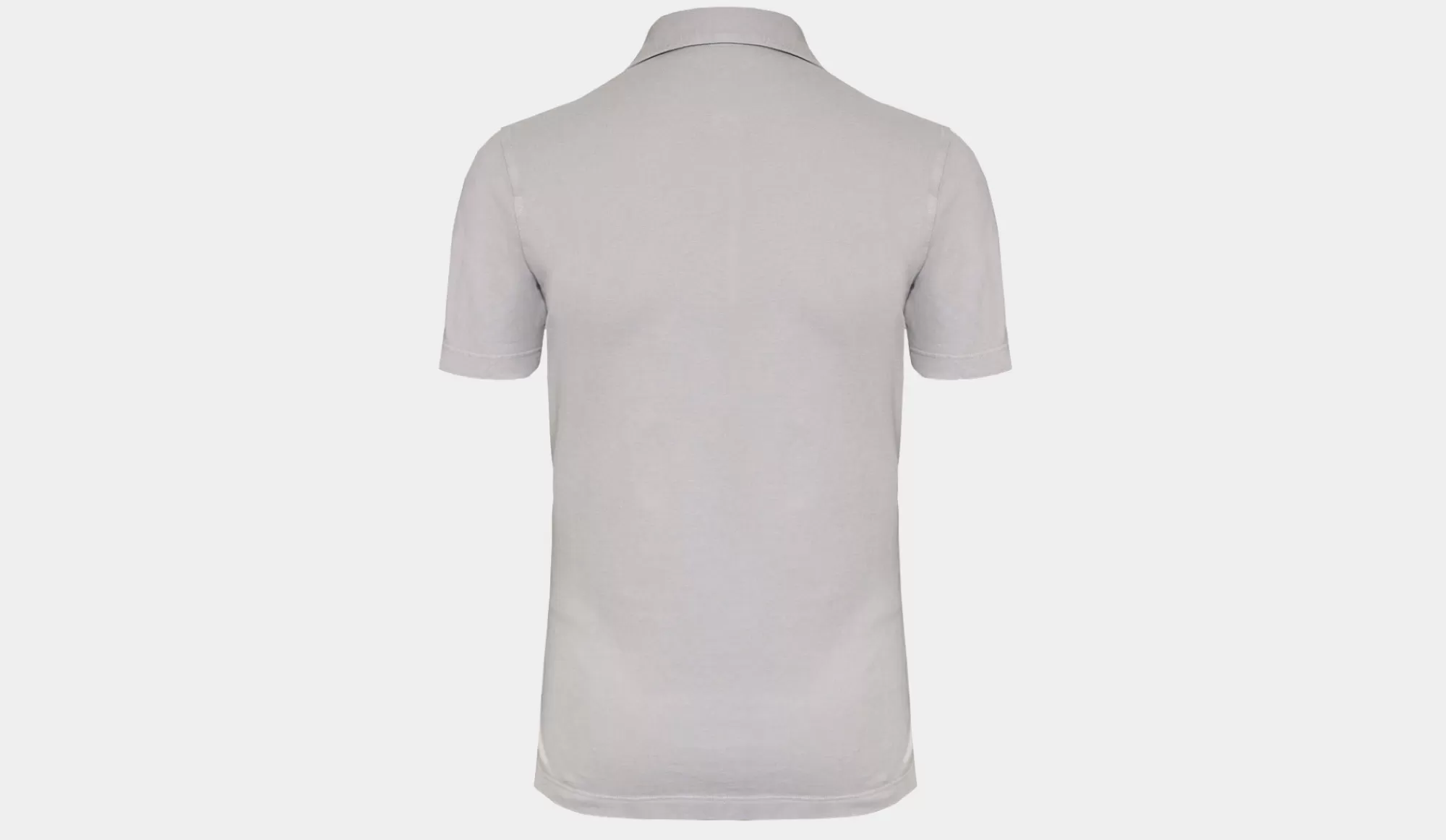 Online Drumohr Polo Garment Dyed Stone