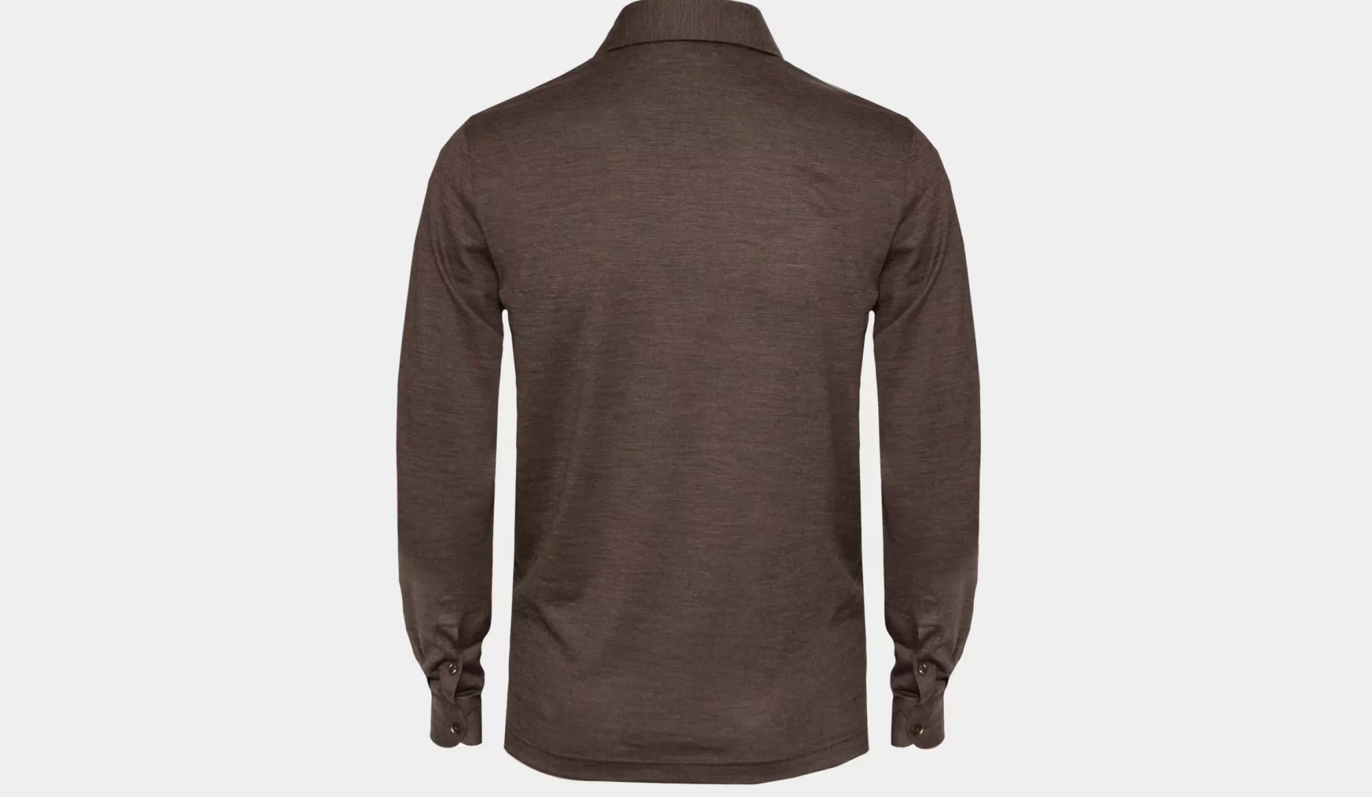 Hot Gran Sasso Polo Long Sleeve Brown