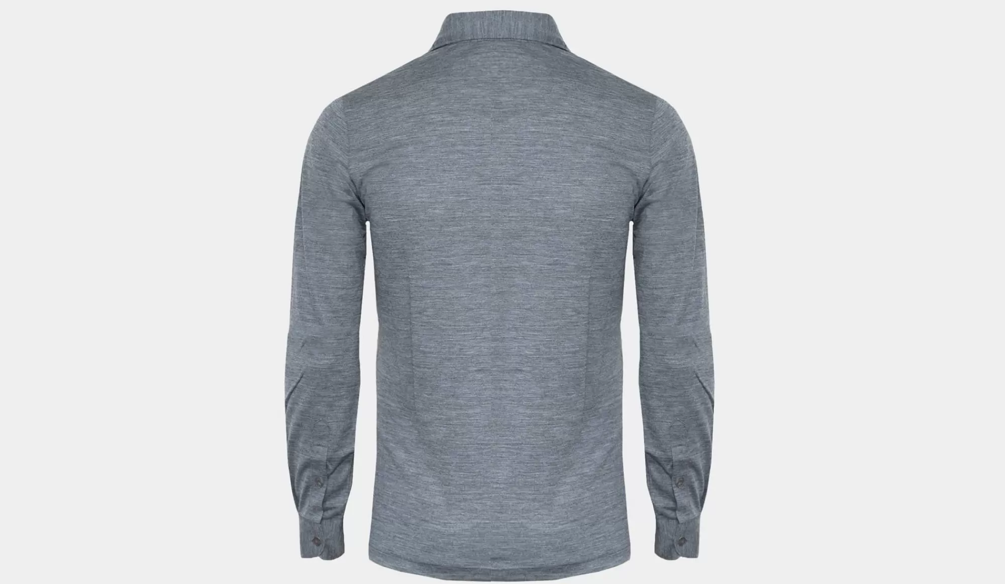 Cheap Gran Sasso Polo Long Sleeve Grey