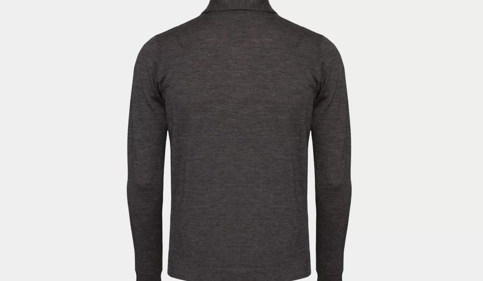 Fashion Zanone Polo Longsleeve Wool Grey