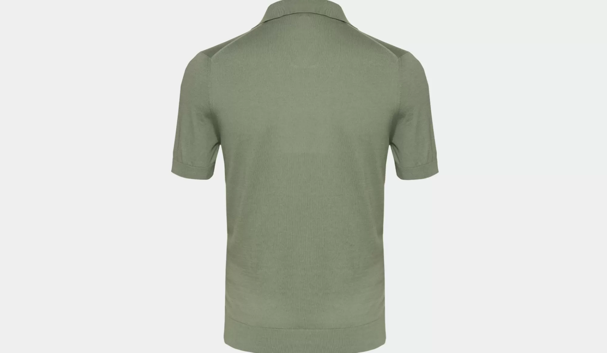 Sale Fedeli Polo V-Neck 'supima' Green