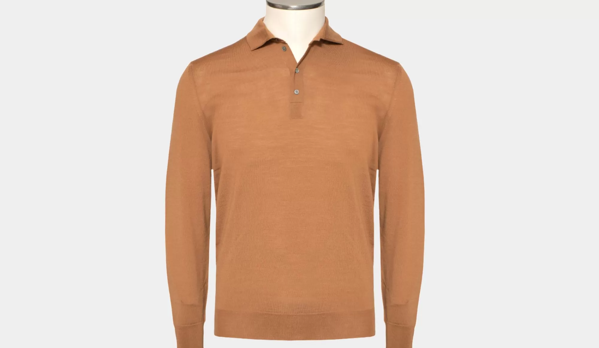 Hot Drumohr Polo Wool S140 Caramel