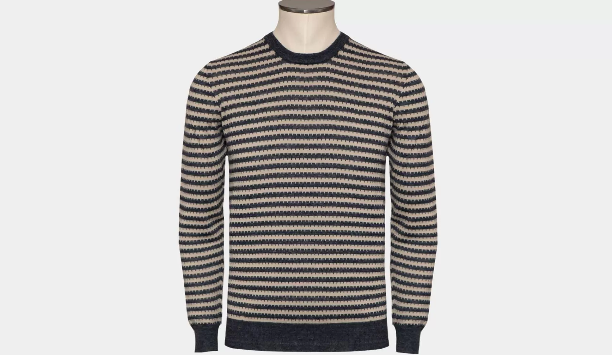 Cheap Drumohr Pullover Striped Blue