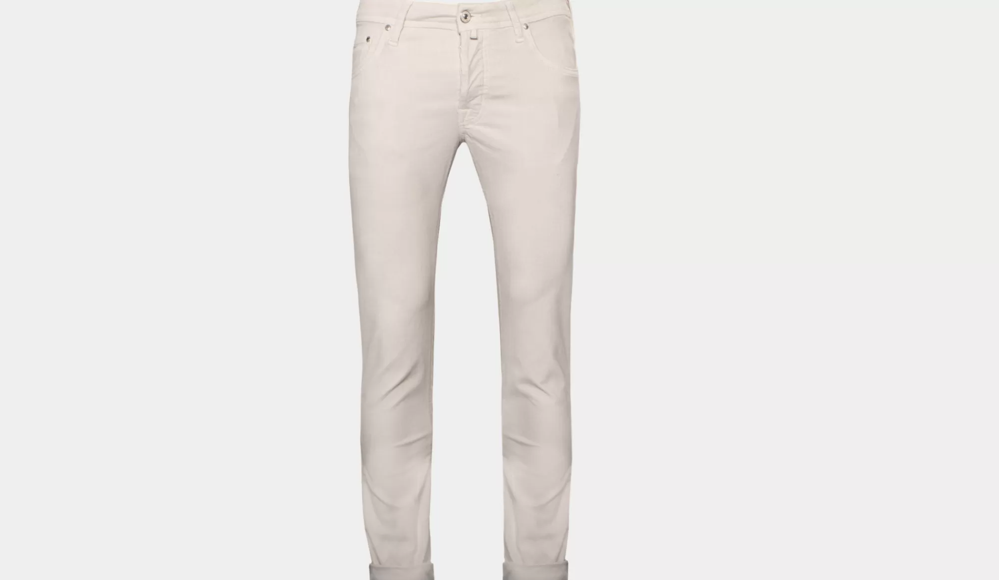 Sale Jacob Cohen Ribcord Cotton Off-White