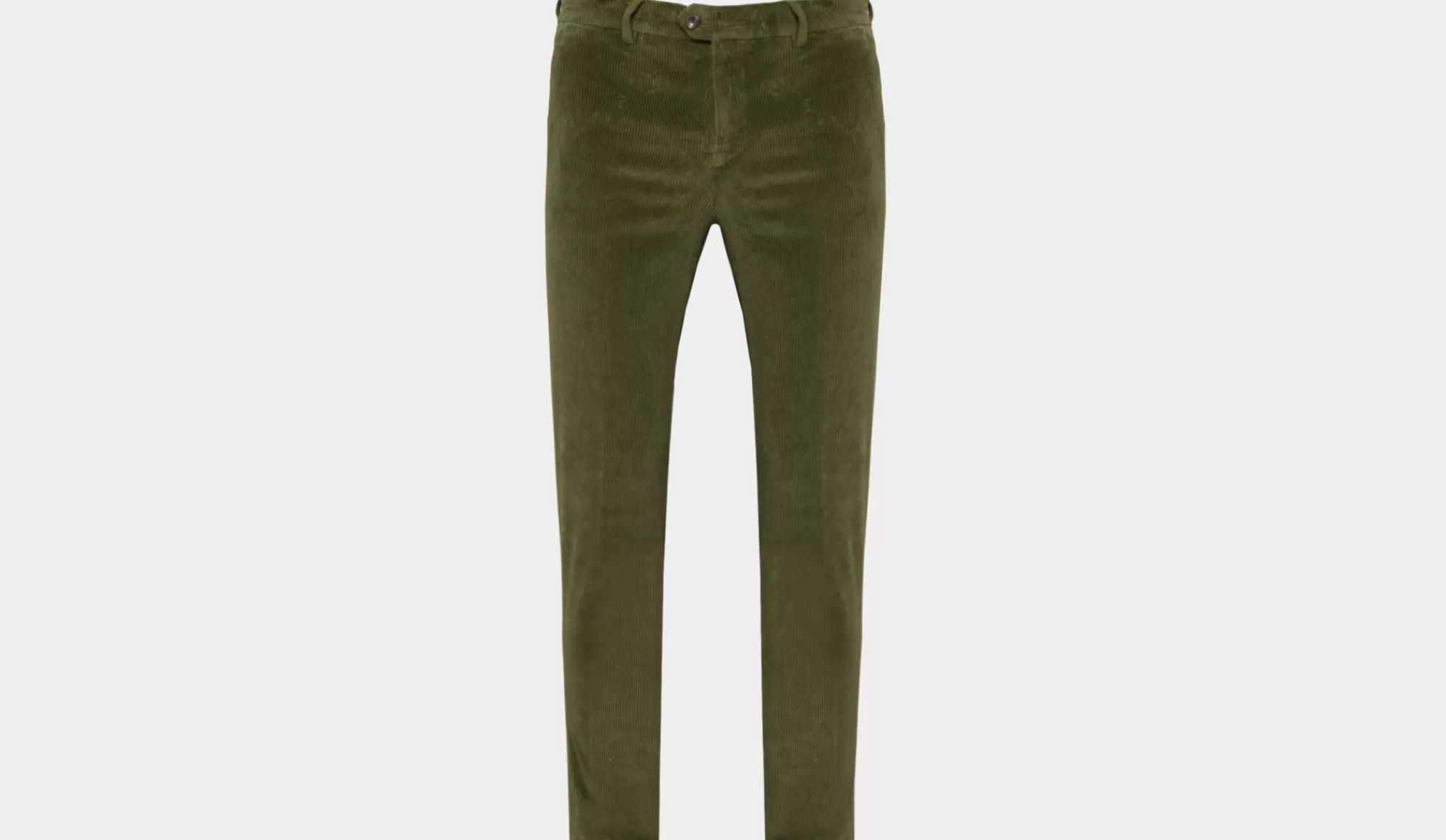 Shop Marco Pescarolo Ribcord Trousers Green