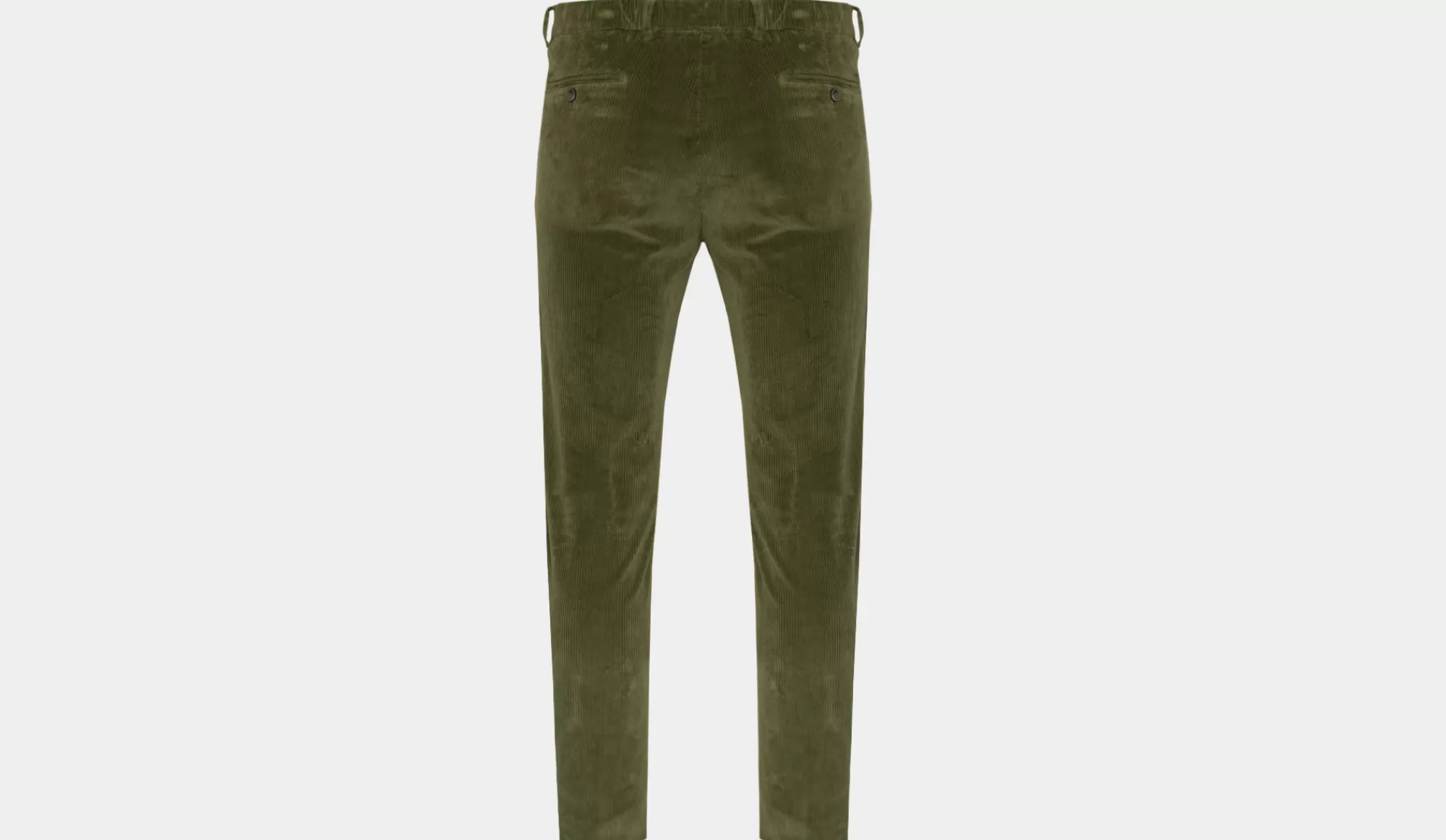 Shop Marco Pescarolo Ribcord Trousers Green