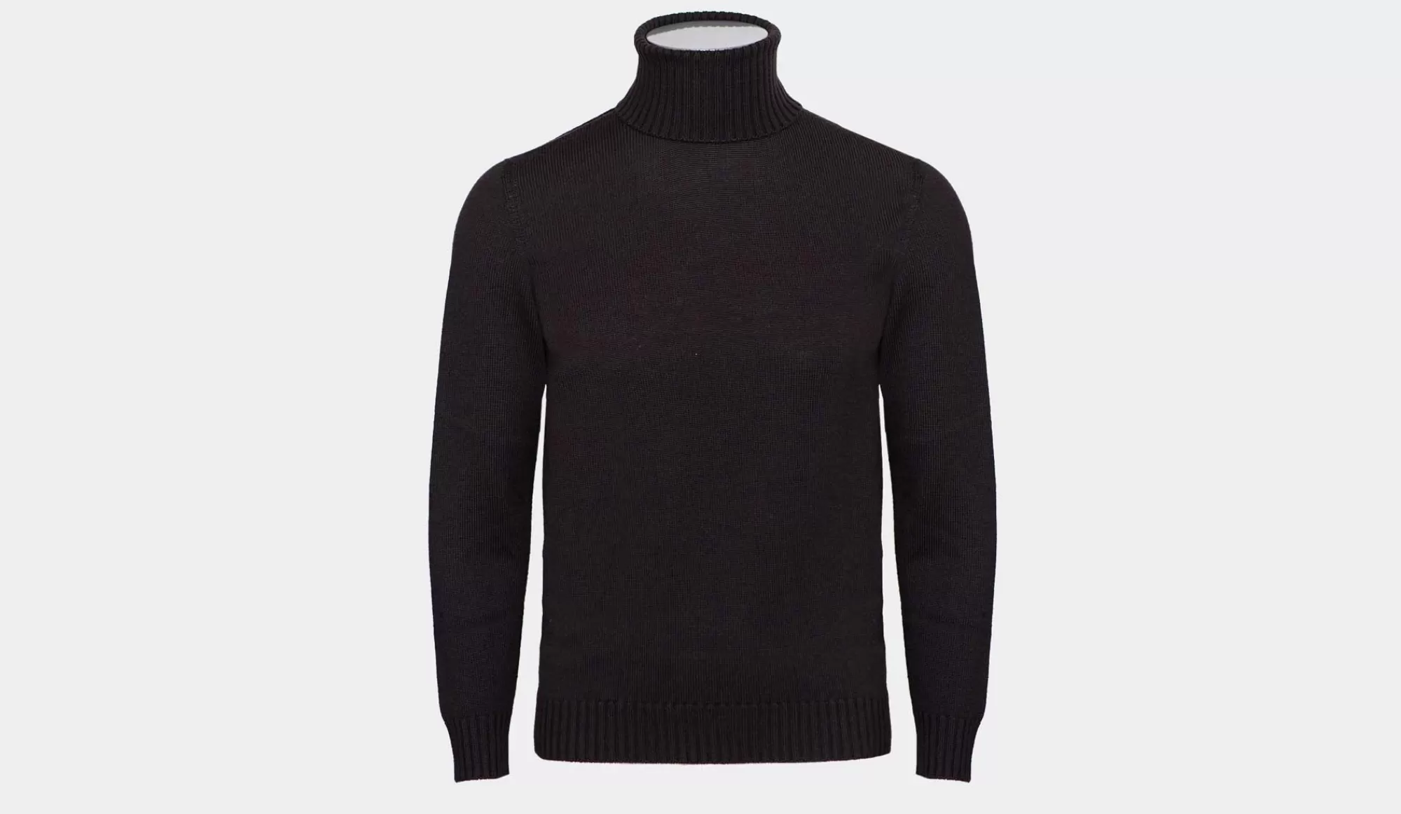 Outlet Drumohr Roll Neck "Dolce Vita" Brown