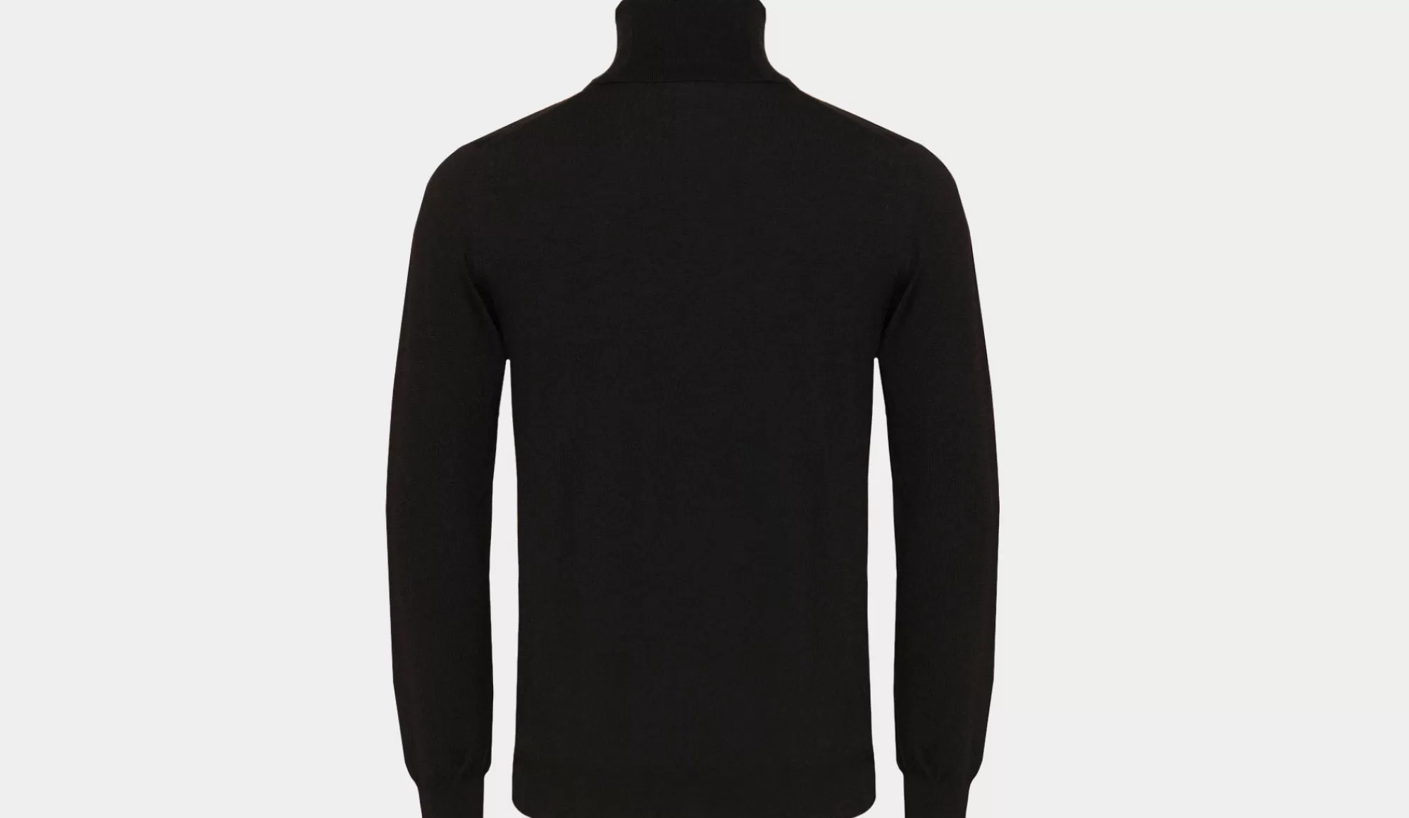 Best Zanone Roll Neck Flexwool Black