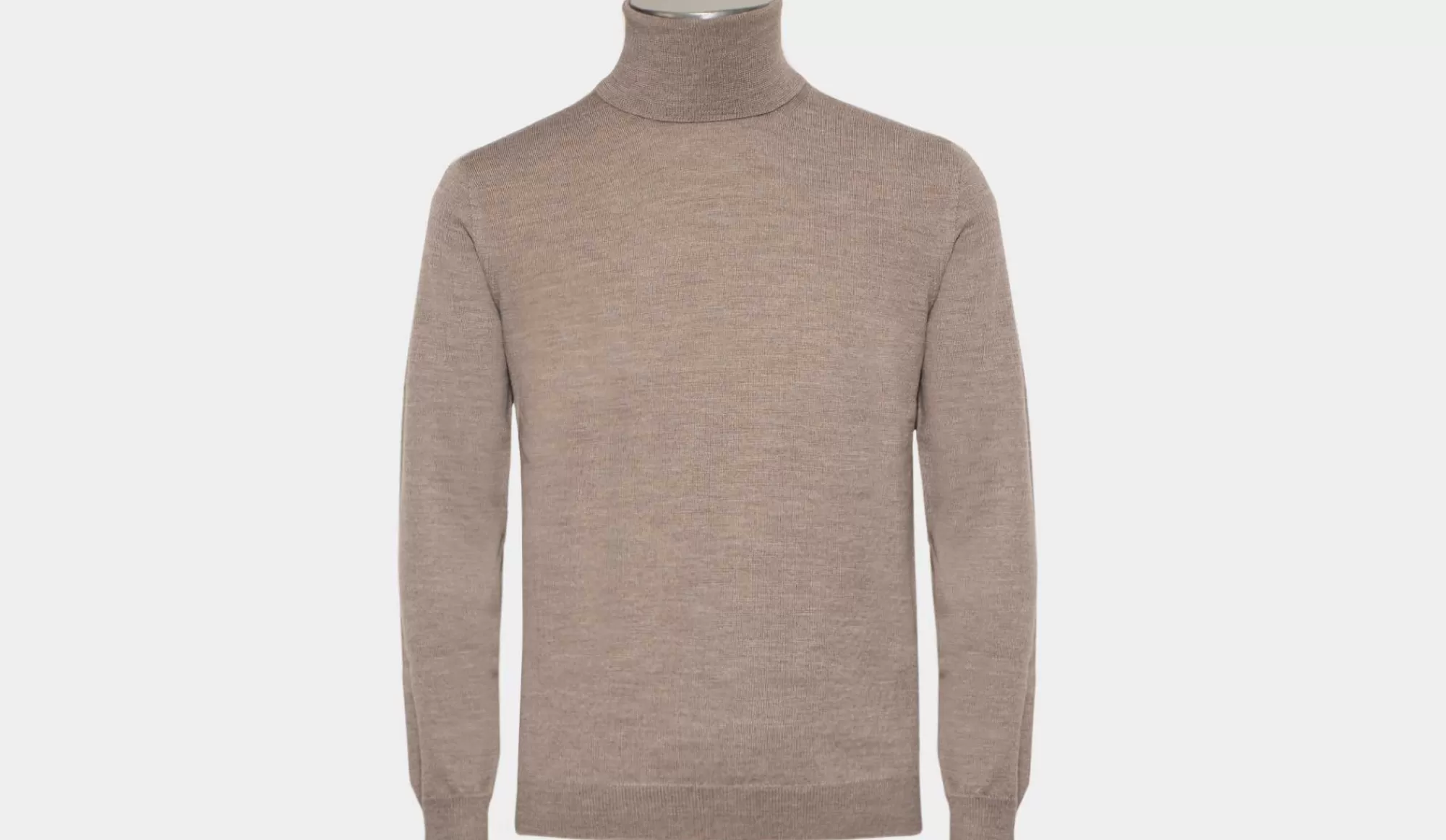 Online Zanone Roll Neck Merinos Beige