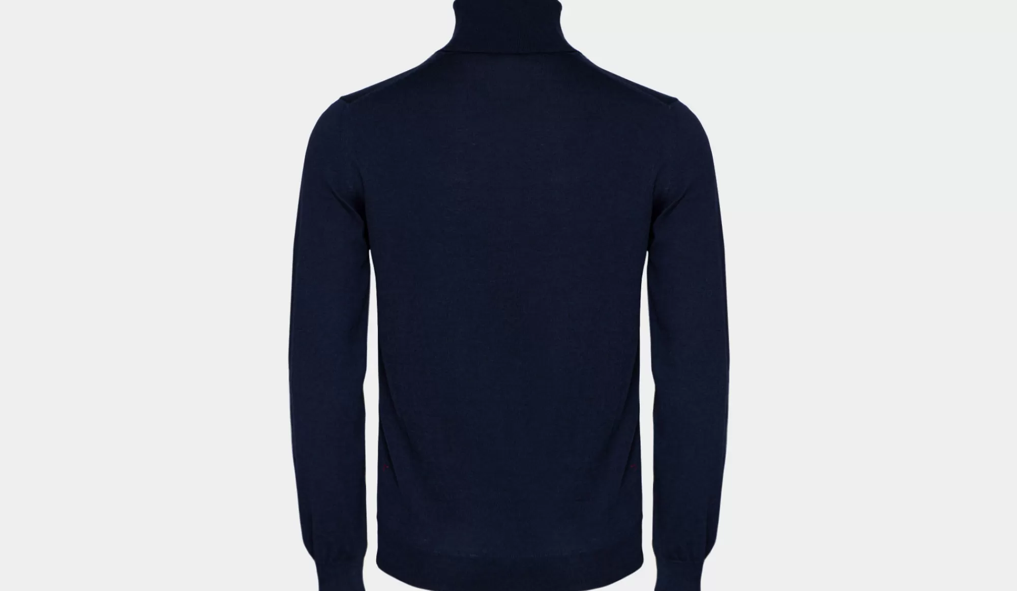 Outlet Zanone Roll Neck Merinos Blue