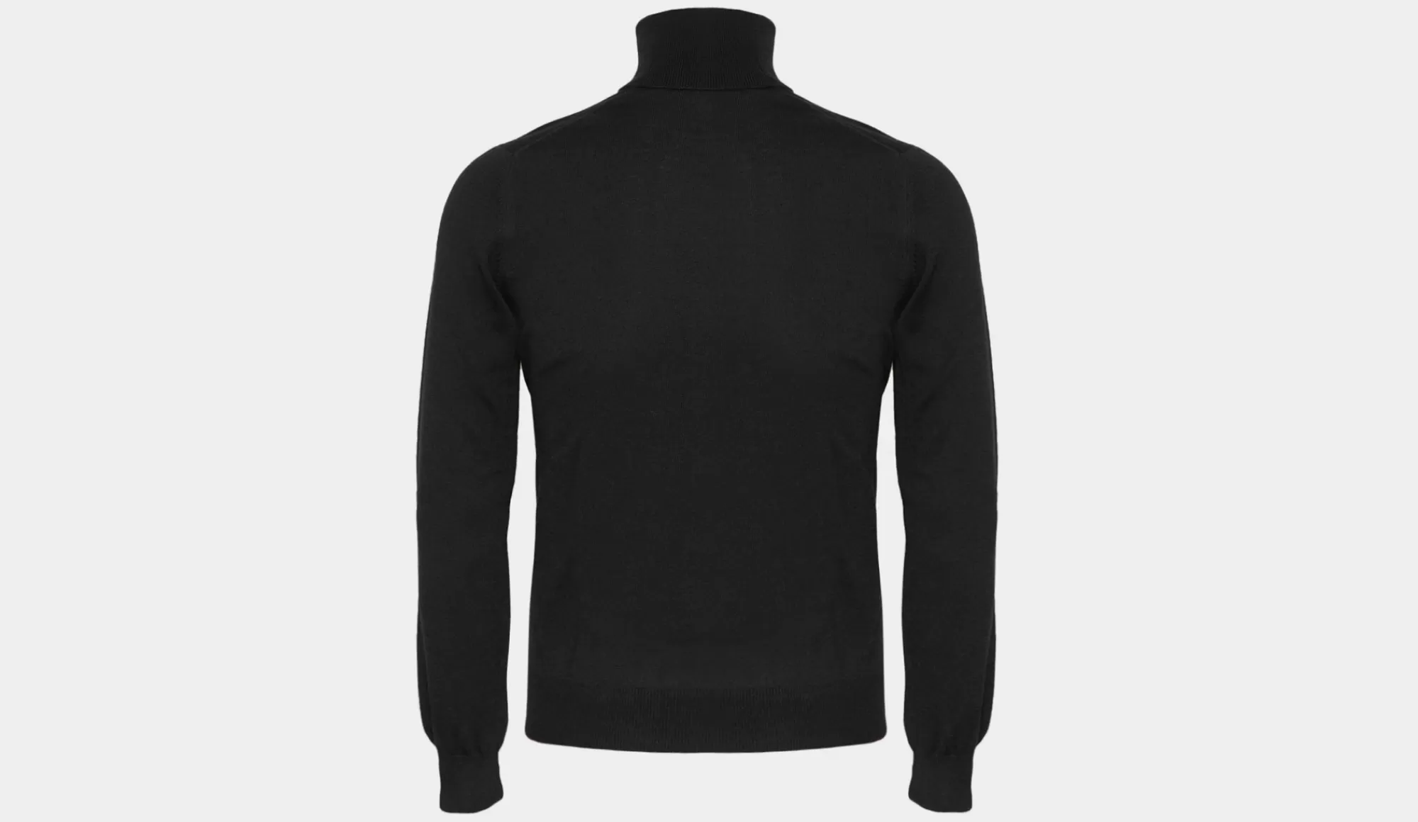 Shop Gran Sasso Roll-Neck Black