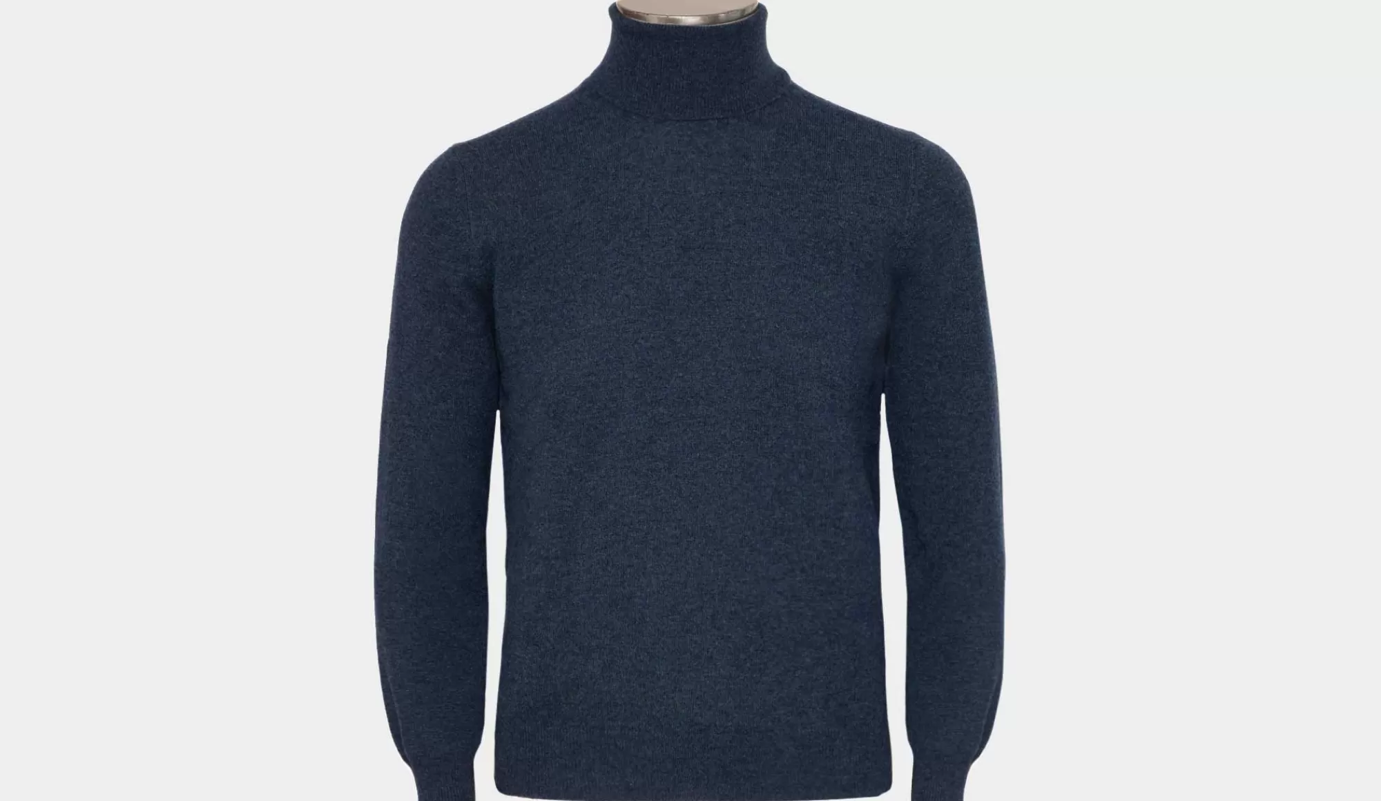 Fashion Gran Sasso Roll-Neck Blue