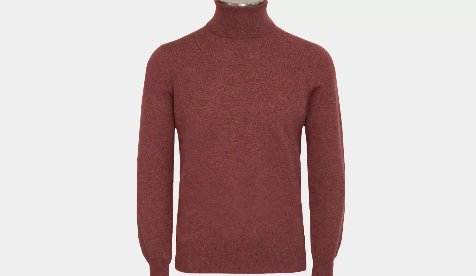 Store Gran Sasso Roll-Neck Coral Red