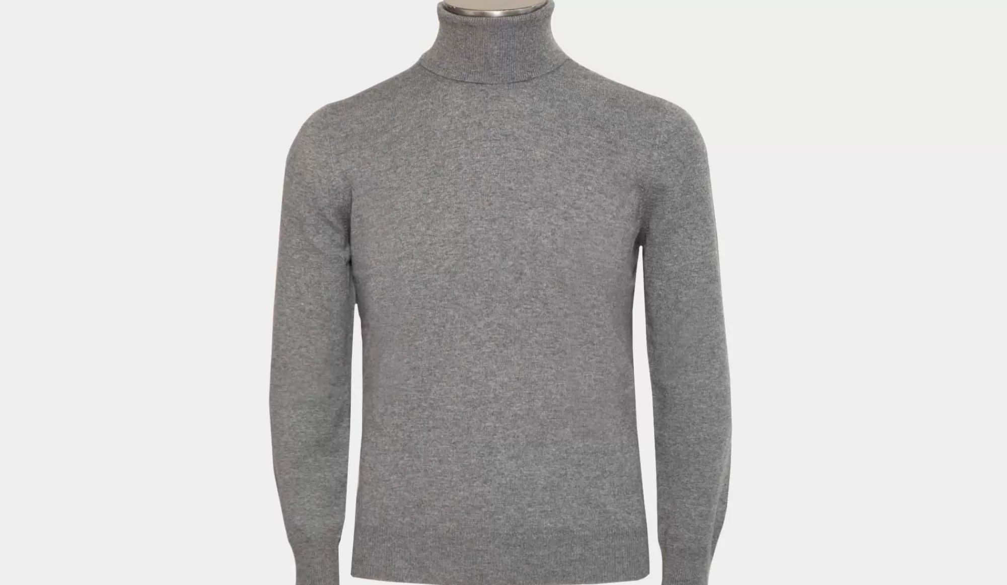 New Gran Sasso Roll-Neck Grey Melange