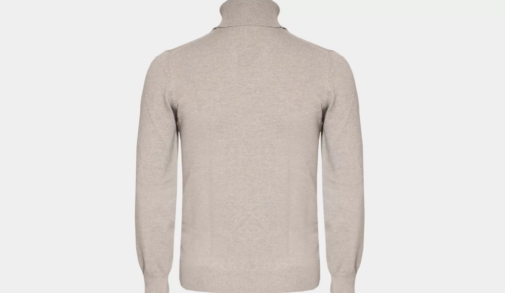 Shop Gran Sasso Roll-Neck Light Grey-Beige