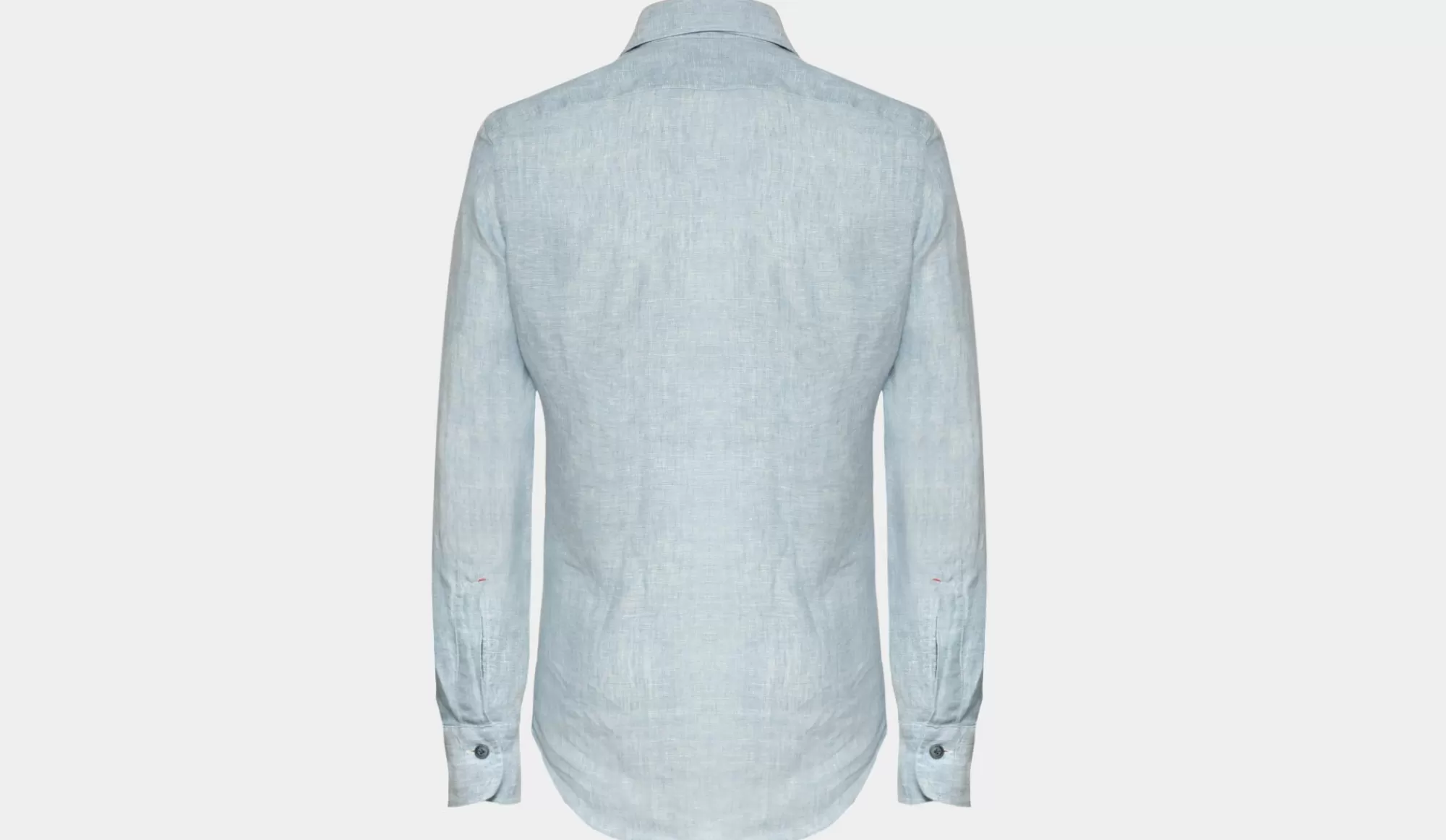 Sale Mazzarelli Shirt Linen Light Blue