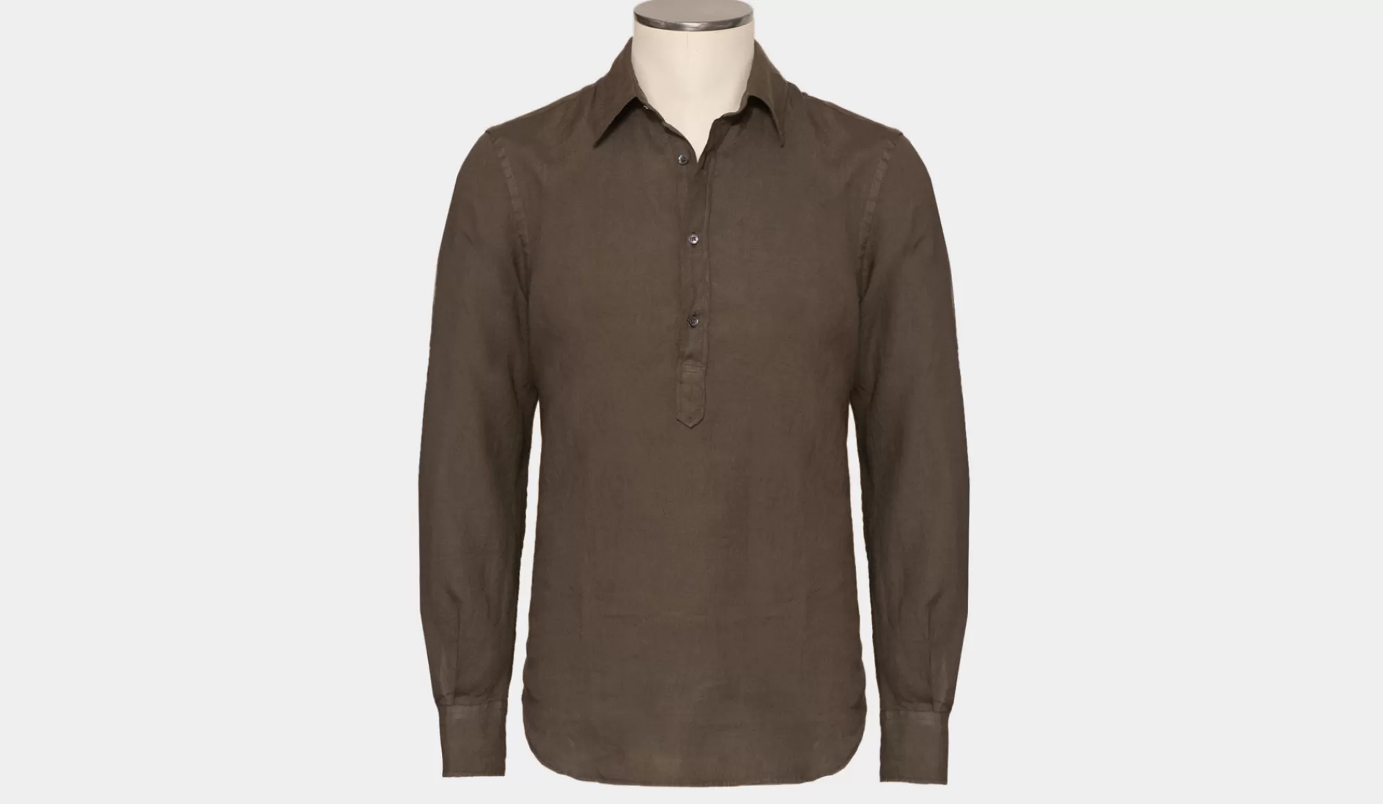 Best Aspesi Shirt Polo Linen Green