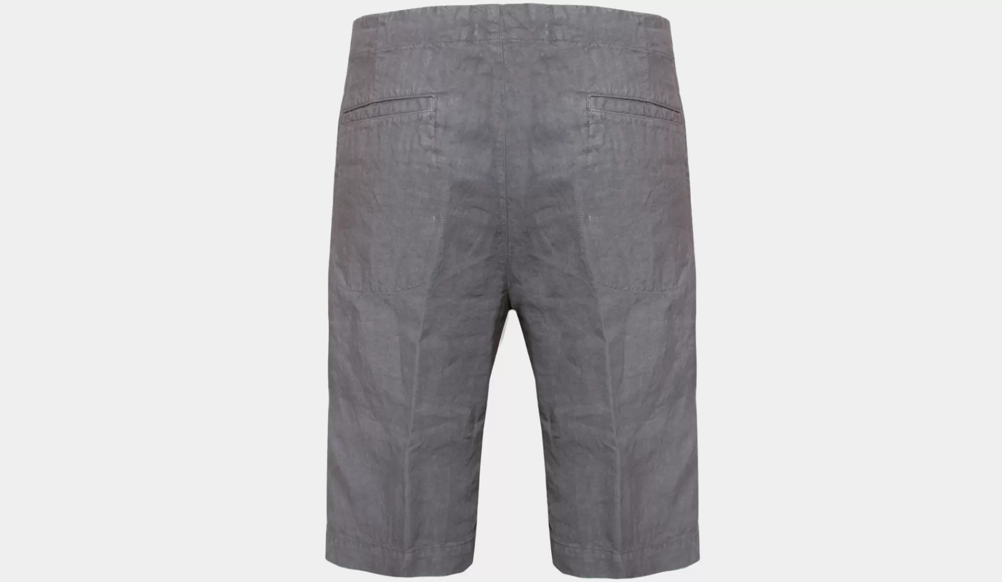 Fashion Aspesi Short Linen Grey