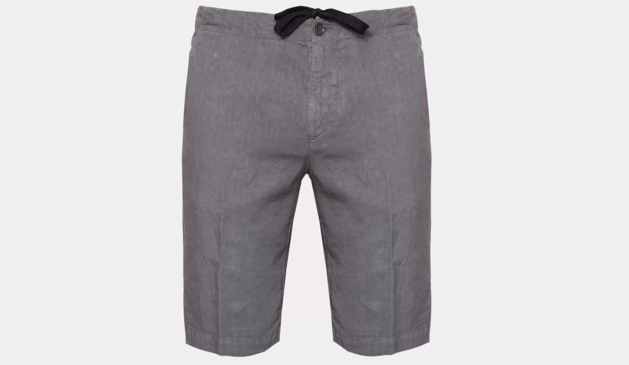 Fashion Aspesi Short Linen Grey