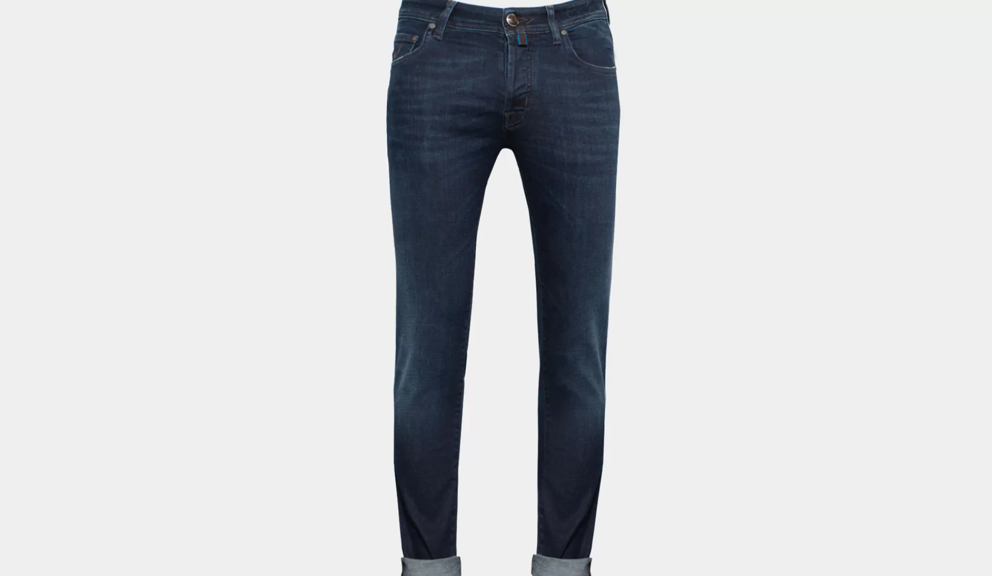 New Jacob Cohen Super Stretch Dark Denim Brown