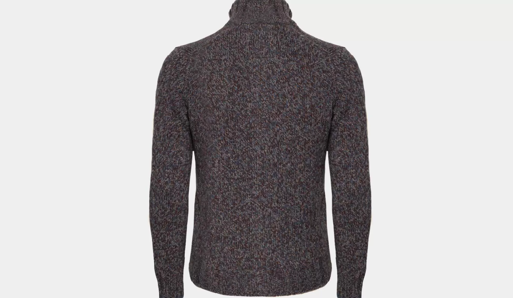 Outlet Gran Sasso Super-Geelong Cardigan Petrol-Brown