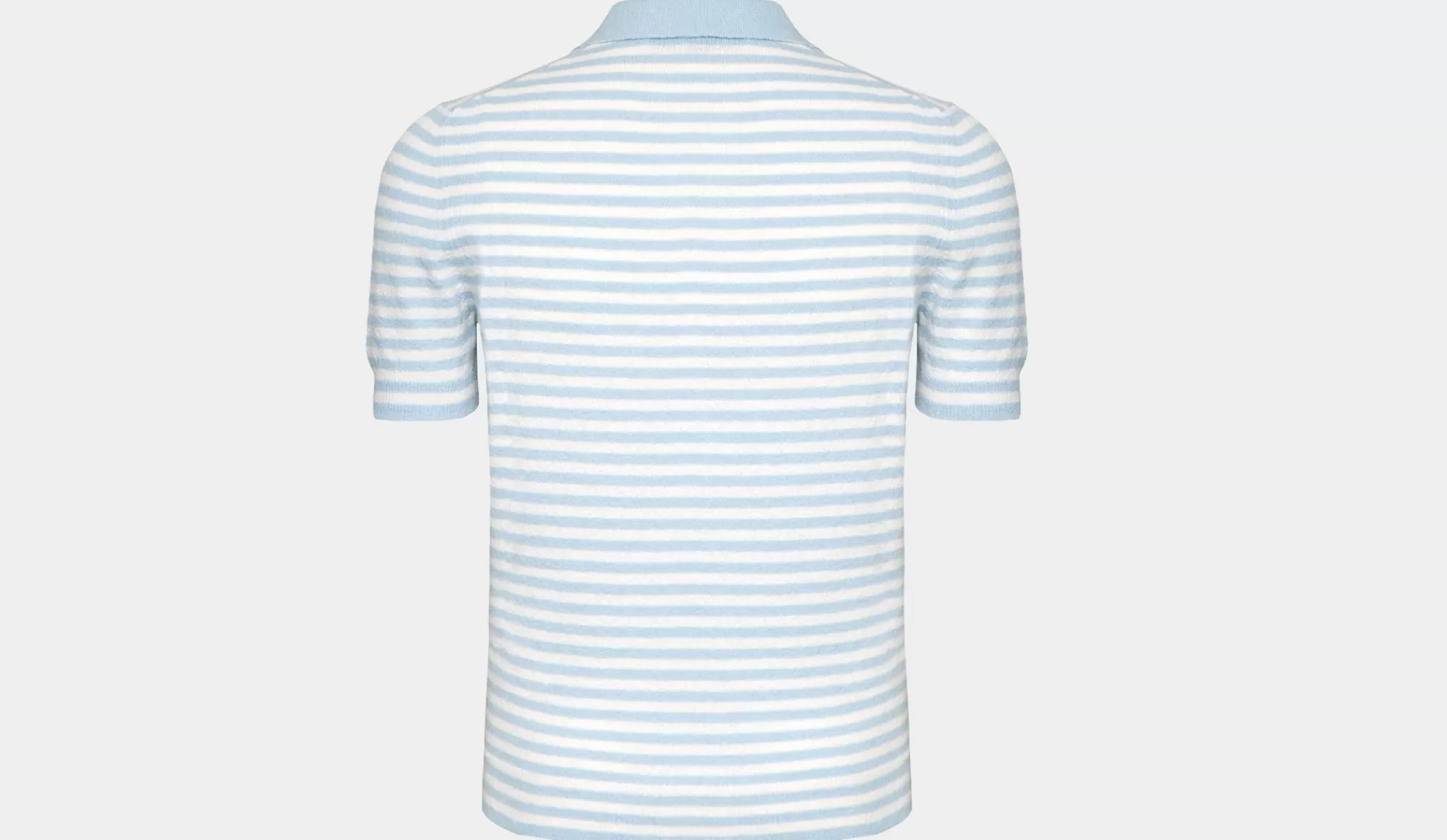 Clearance Gran Sasso Terry Striped Polo