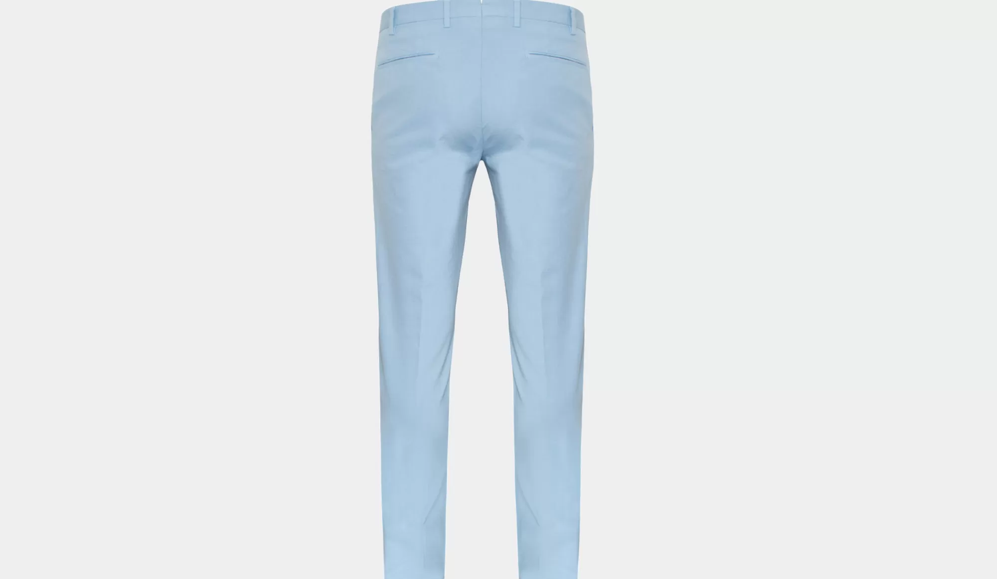 Flash Sale Germano Trousers Cotton Light-Blue