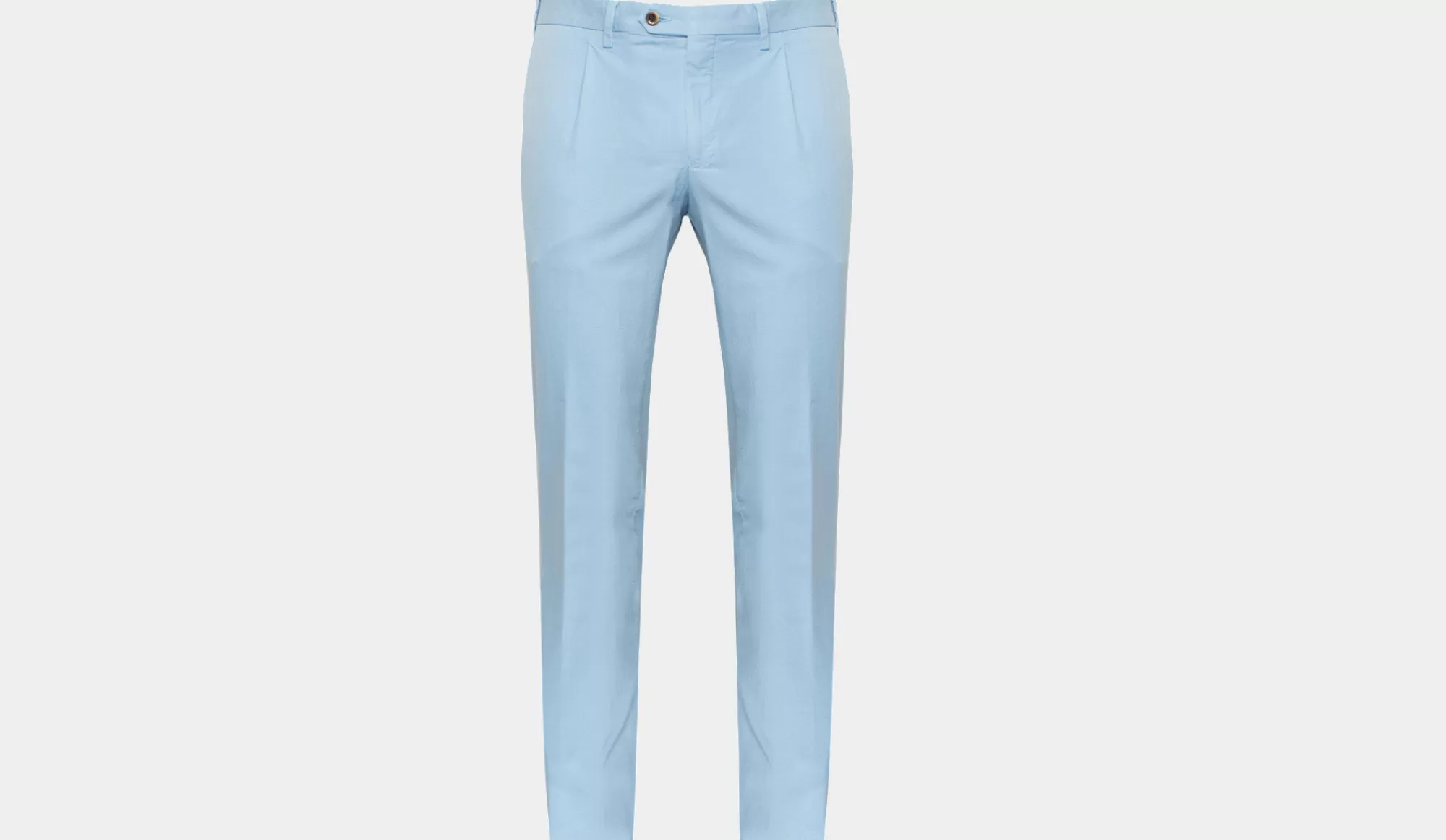 Flash Sale Germano Trousers Cotton Light-Blue